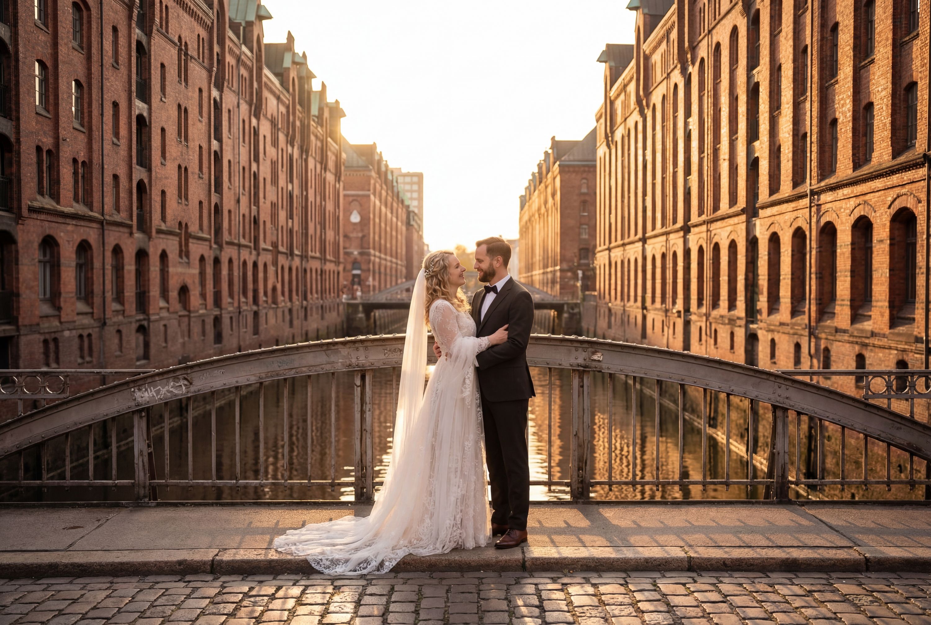 Wedding photography Hamburg - Speicherstadt (Warehouse District)