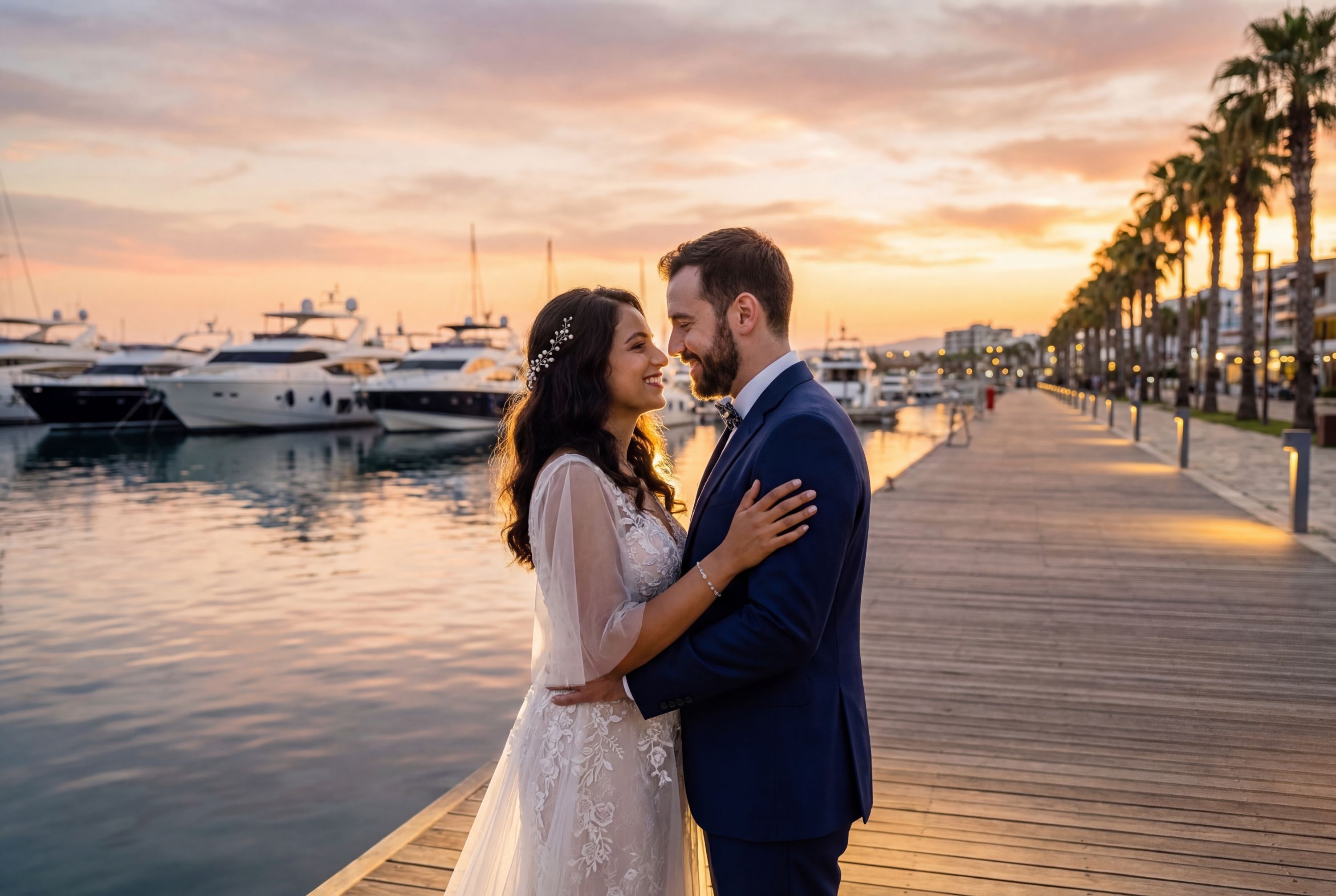 Wedding photography Larnaca - Larnaca Marina
