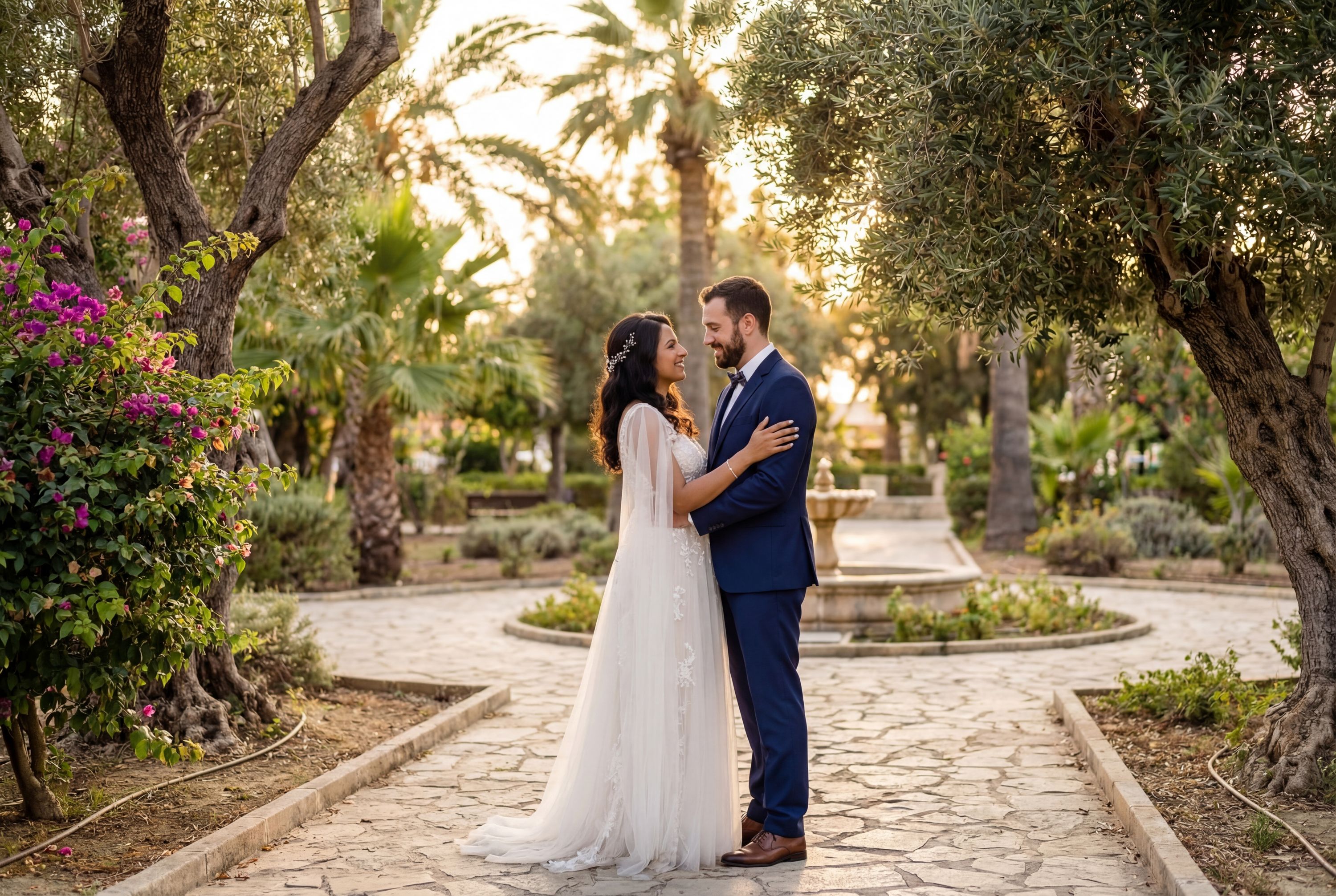 Wedding photography Larnaca - Larnaca Municipal Garden