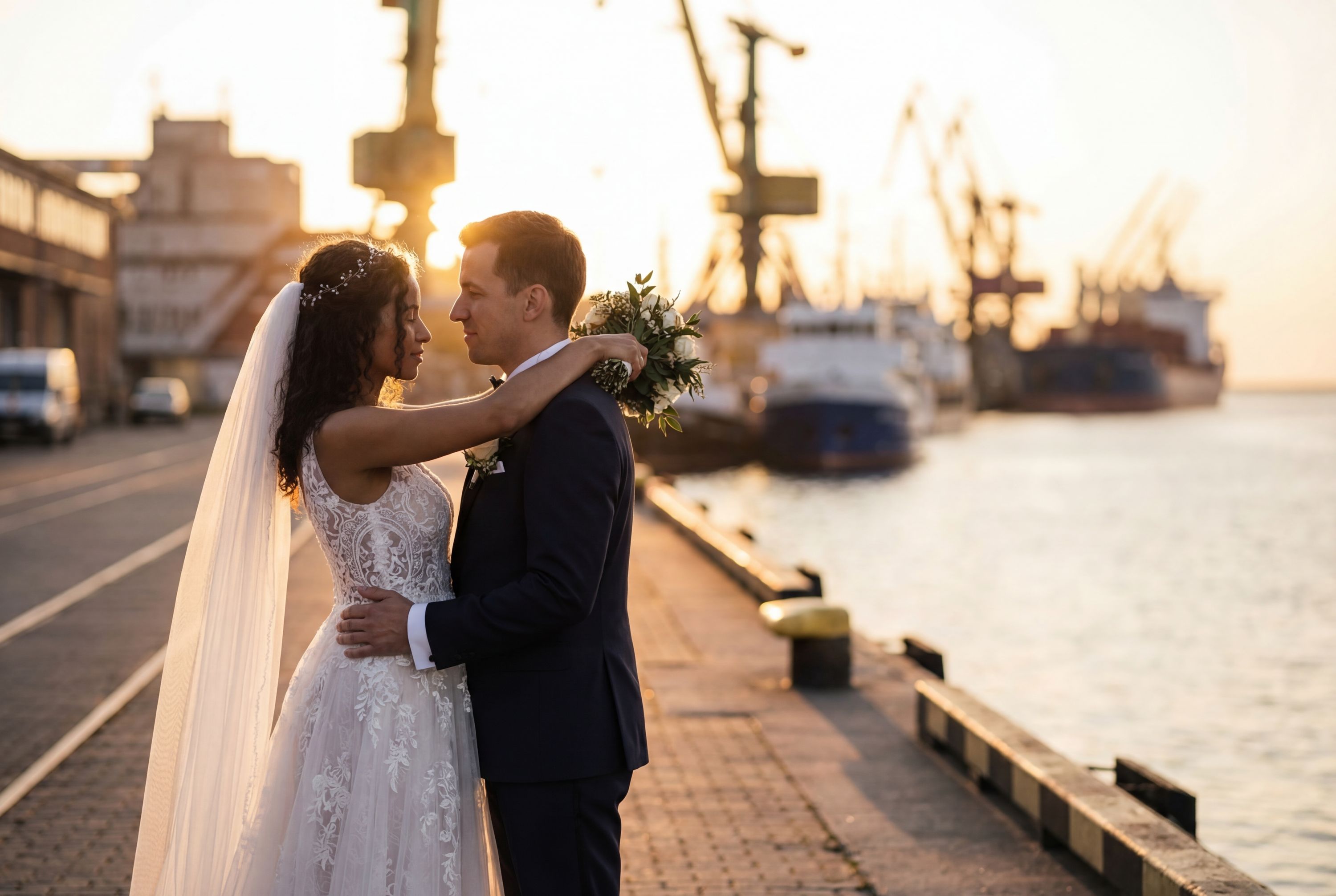 Wedding photography Klaipėda - Klaipėda Cruise Ship Terminal