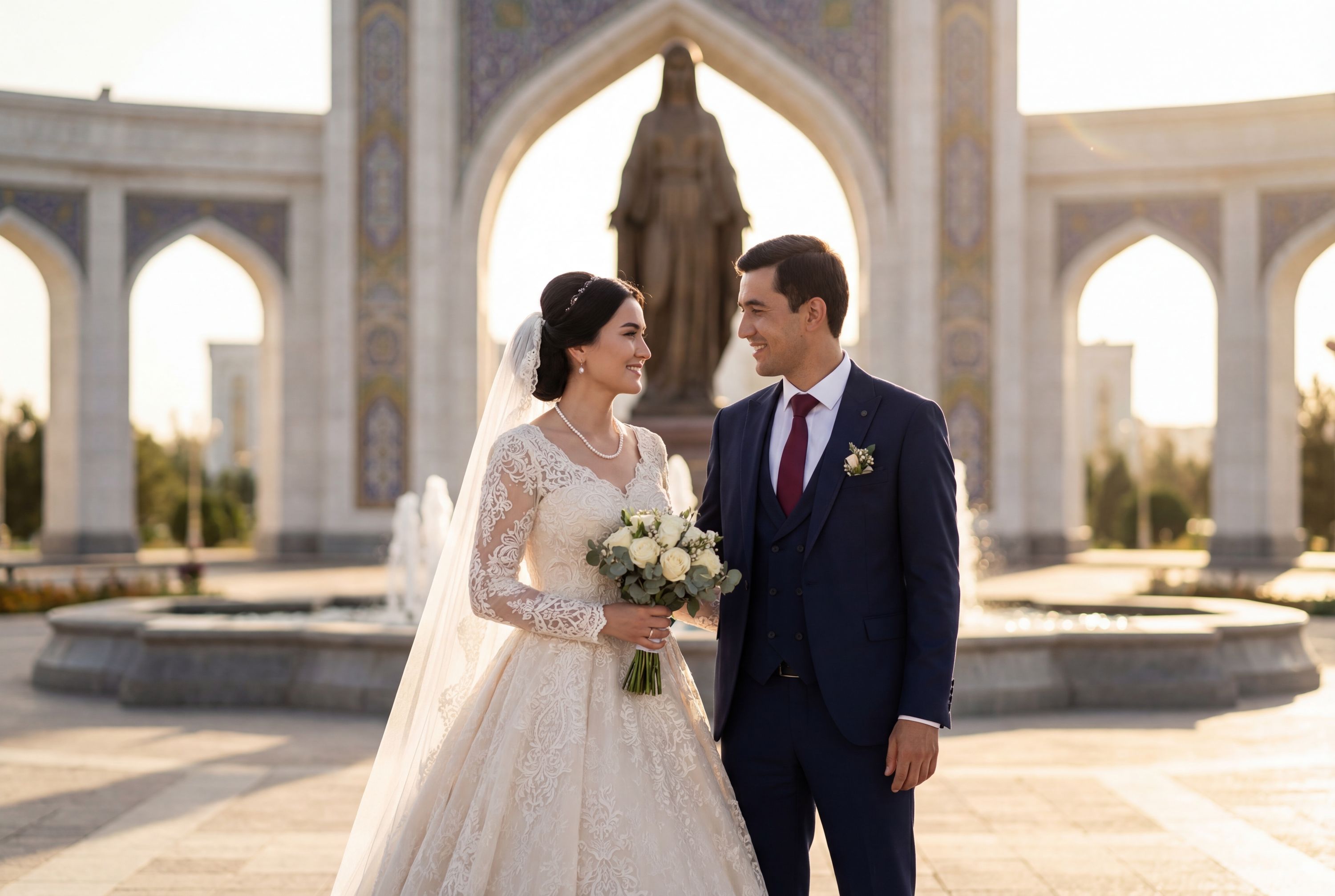 Wedding photography Mary - Central Square of Mary