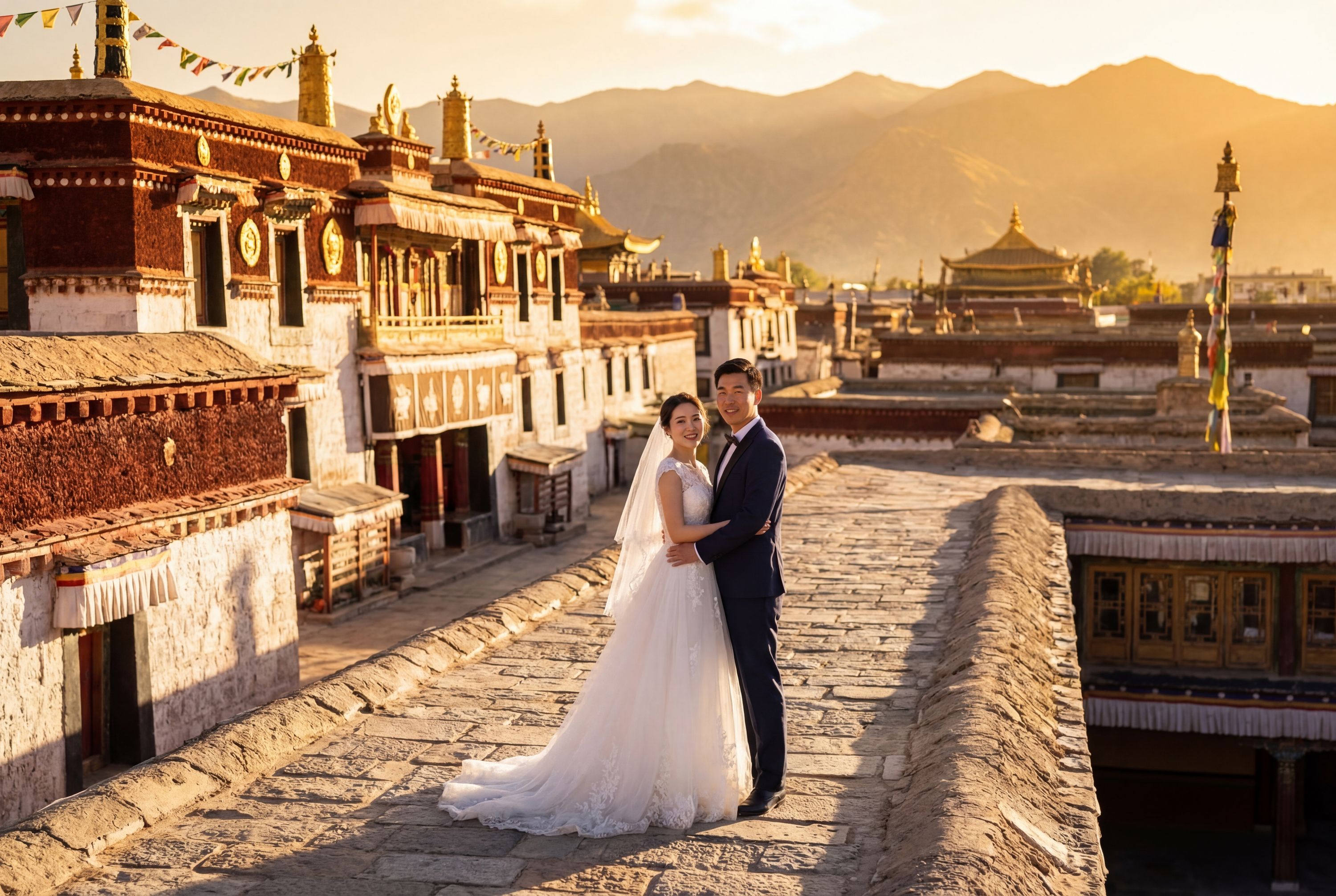 Wedding photography Lhasa - Drepung Monastery