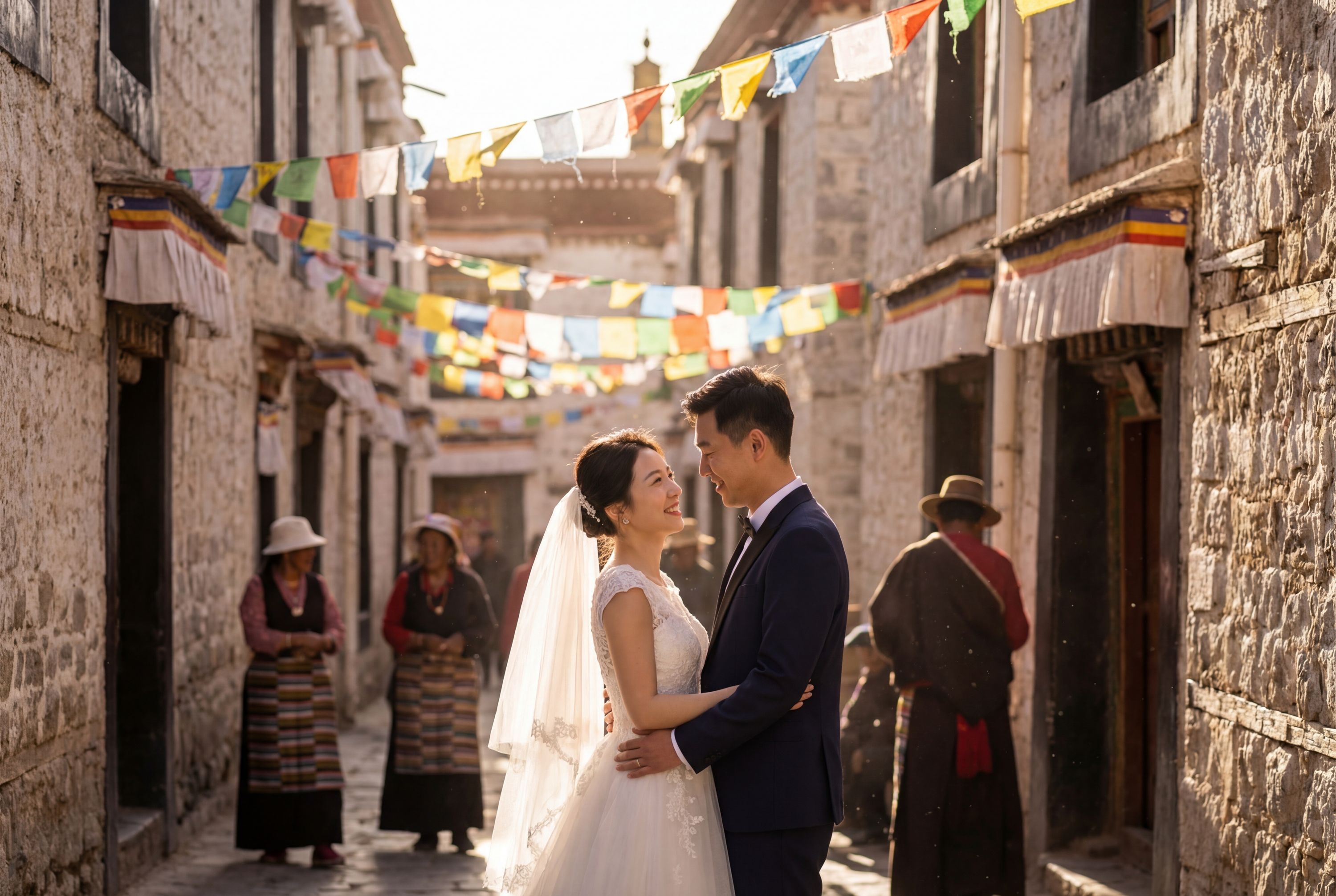 Wedding photography Lhasa - Lhasa Old Town Alleys