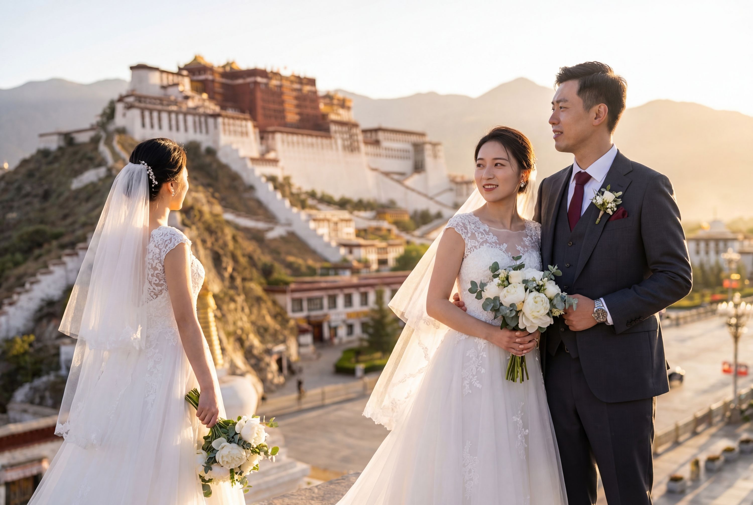Wedding photography Lhasa - Potala Palace