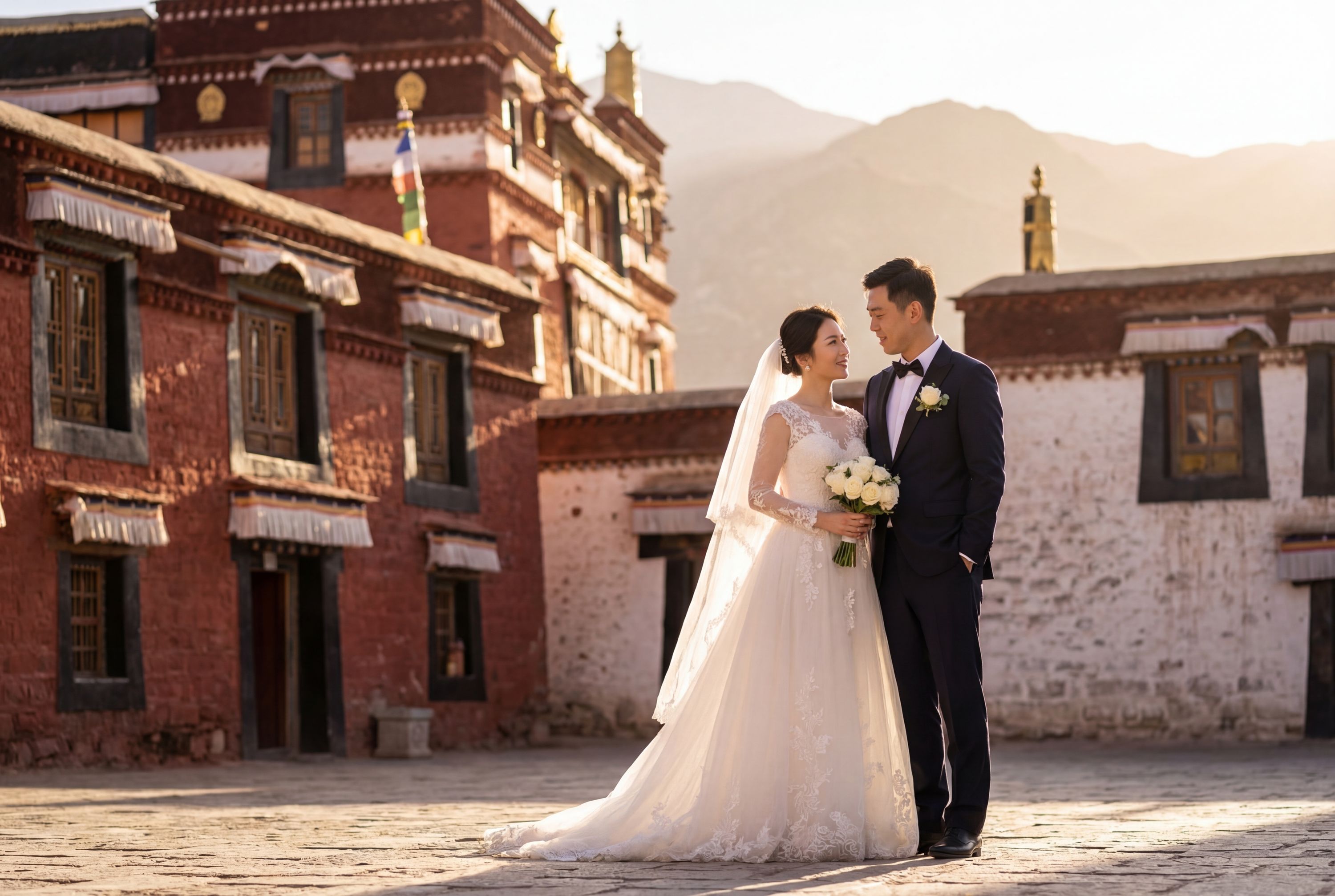 Wedding photography Lhasa - Sera Monastery
