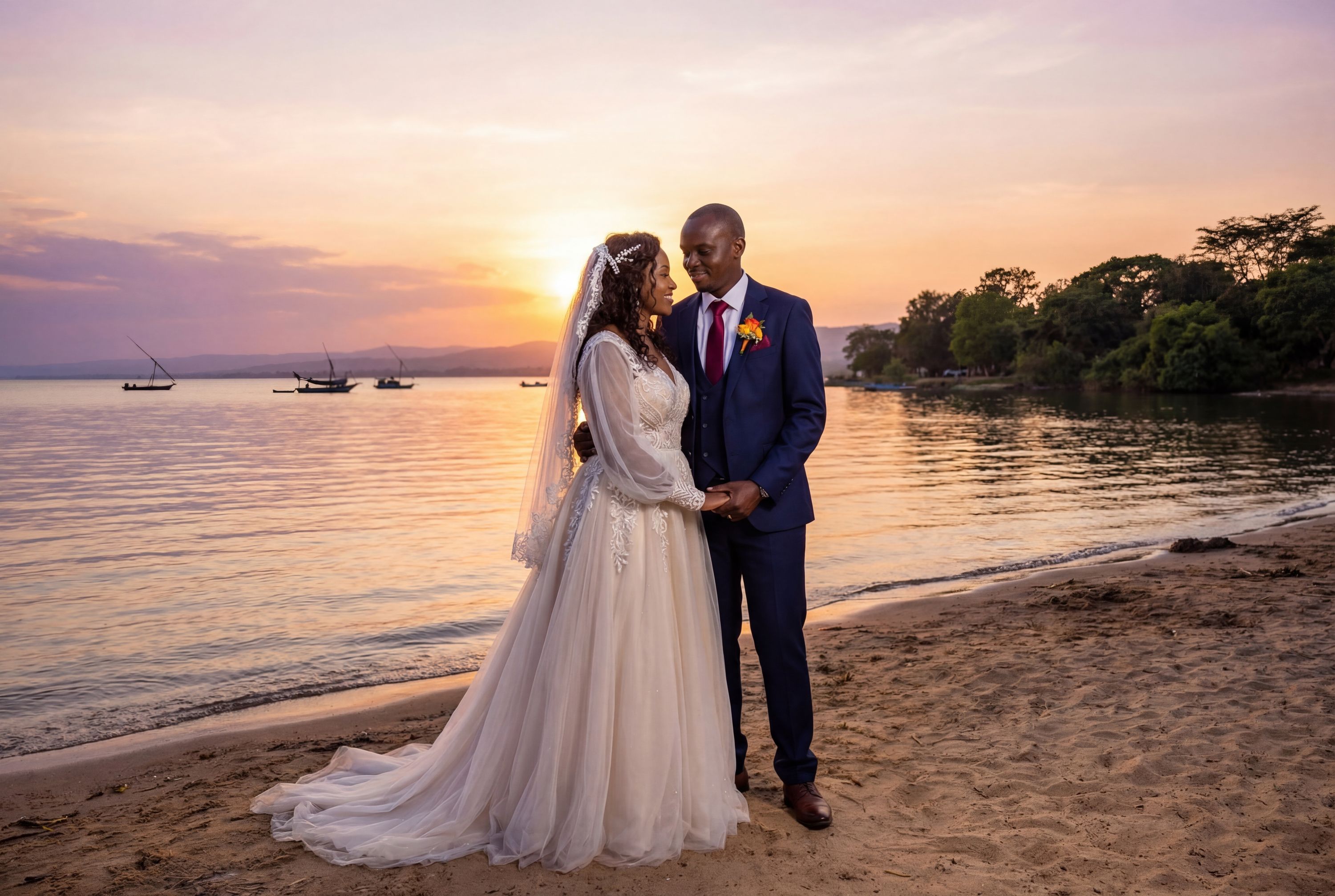 Wedding photography Kisumu - Dunga Beach