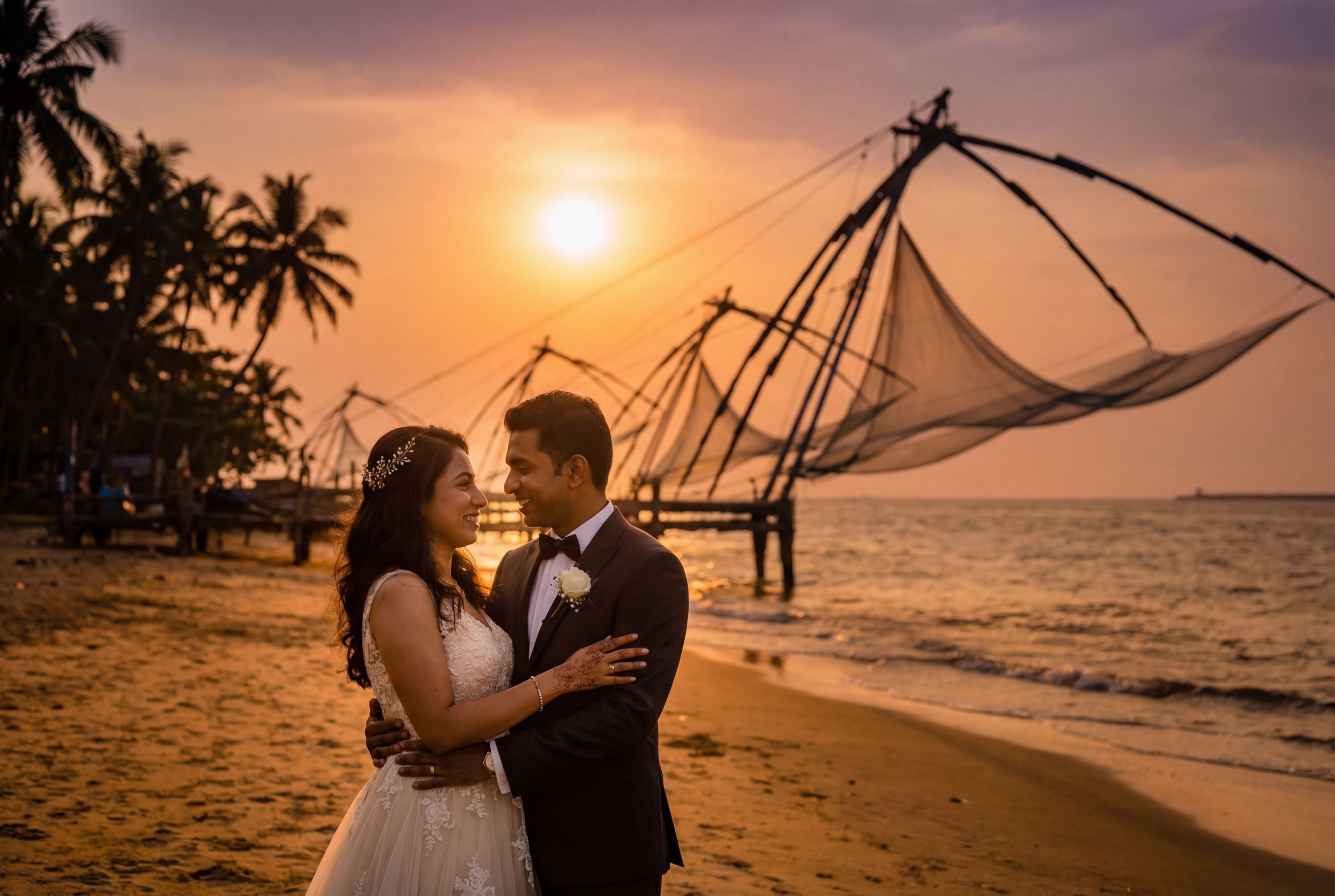 Wedding photography Kochi - Fort Kochi Beach