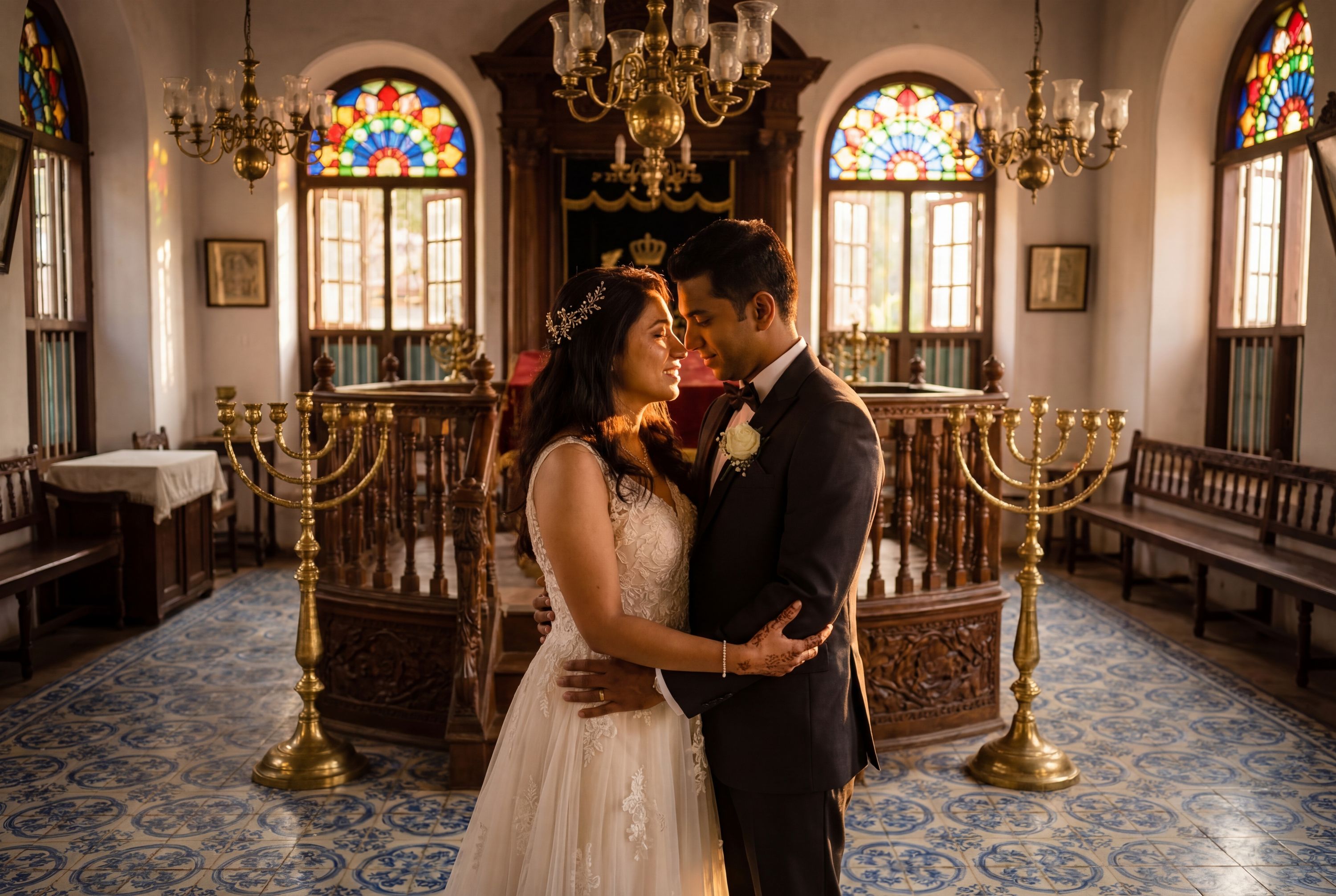 Wedding photography Kochi - Paradesi Synagogue