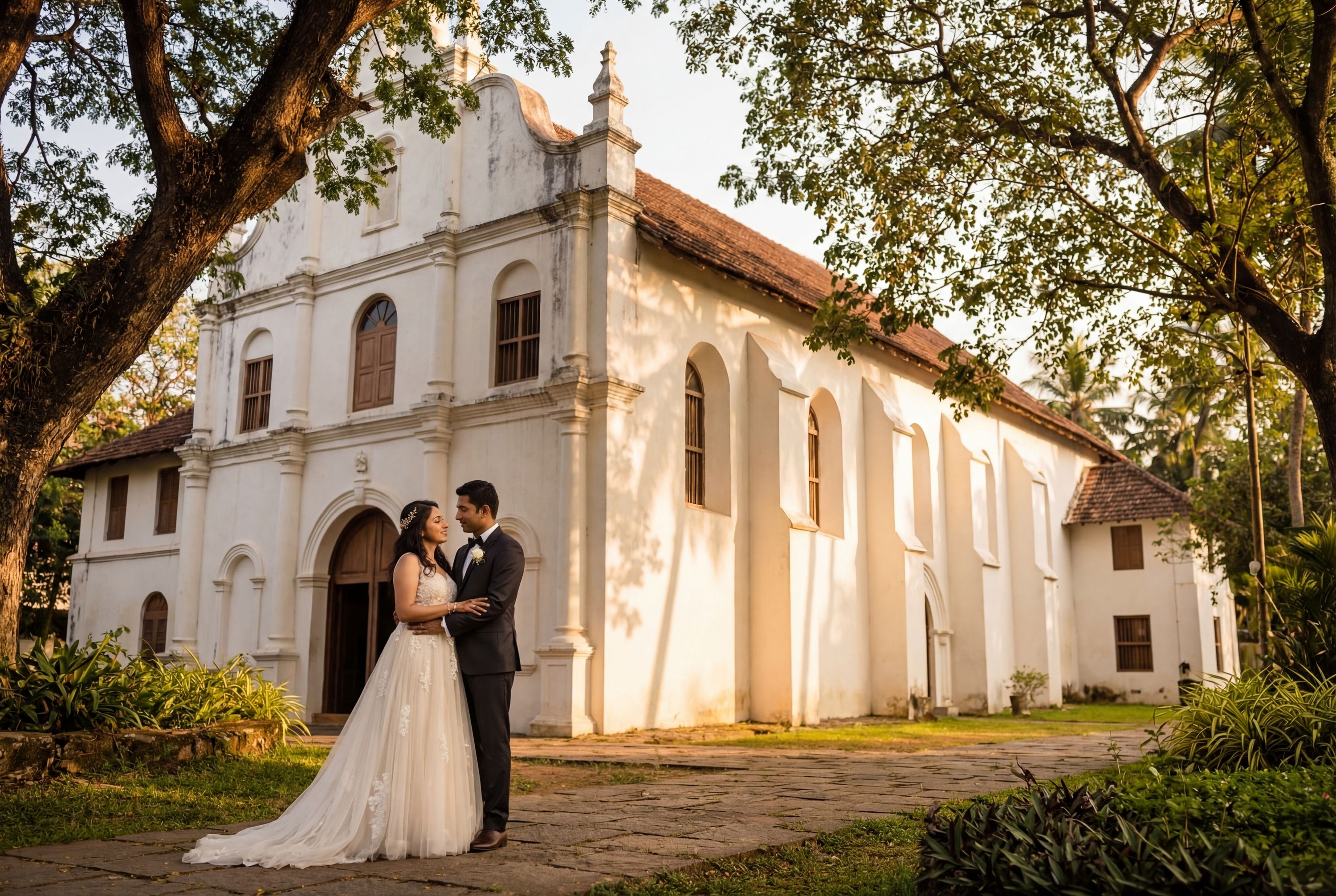 Wedding photography Kochi - St. Francis Church