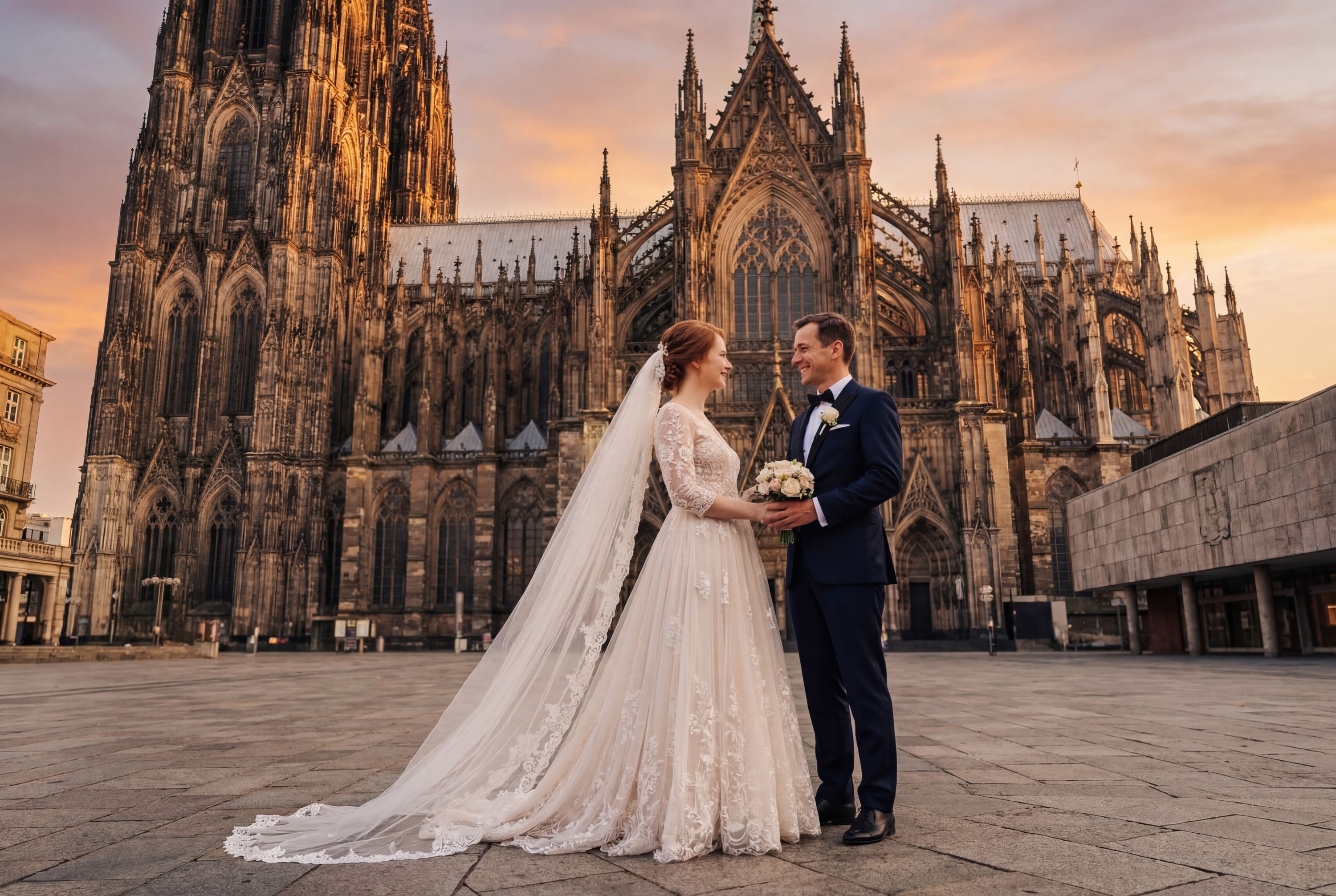 Cologne Cathedral (Kölner Dom) wedding photography Cologne 