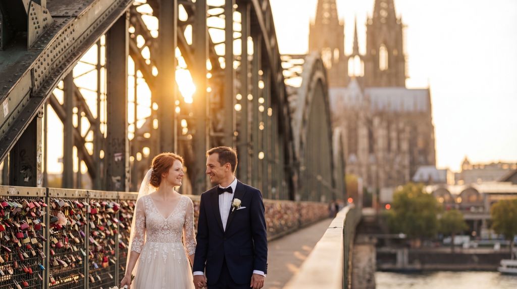 Hohenzollern Bridge (Hohenzollernbrücke) wedding photography, Cologne, Hohenzollern Bridge (Hohenzollernbrücke) wedding photography, Cologne,