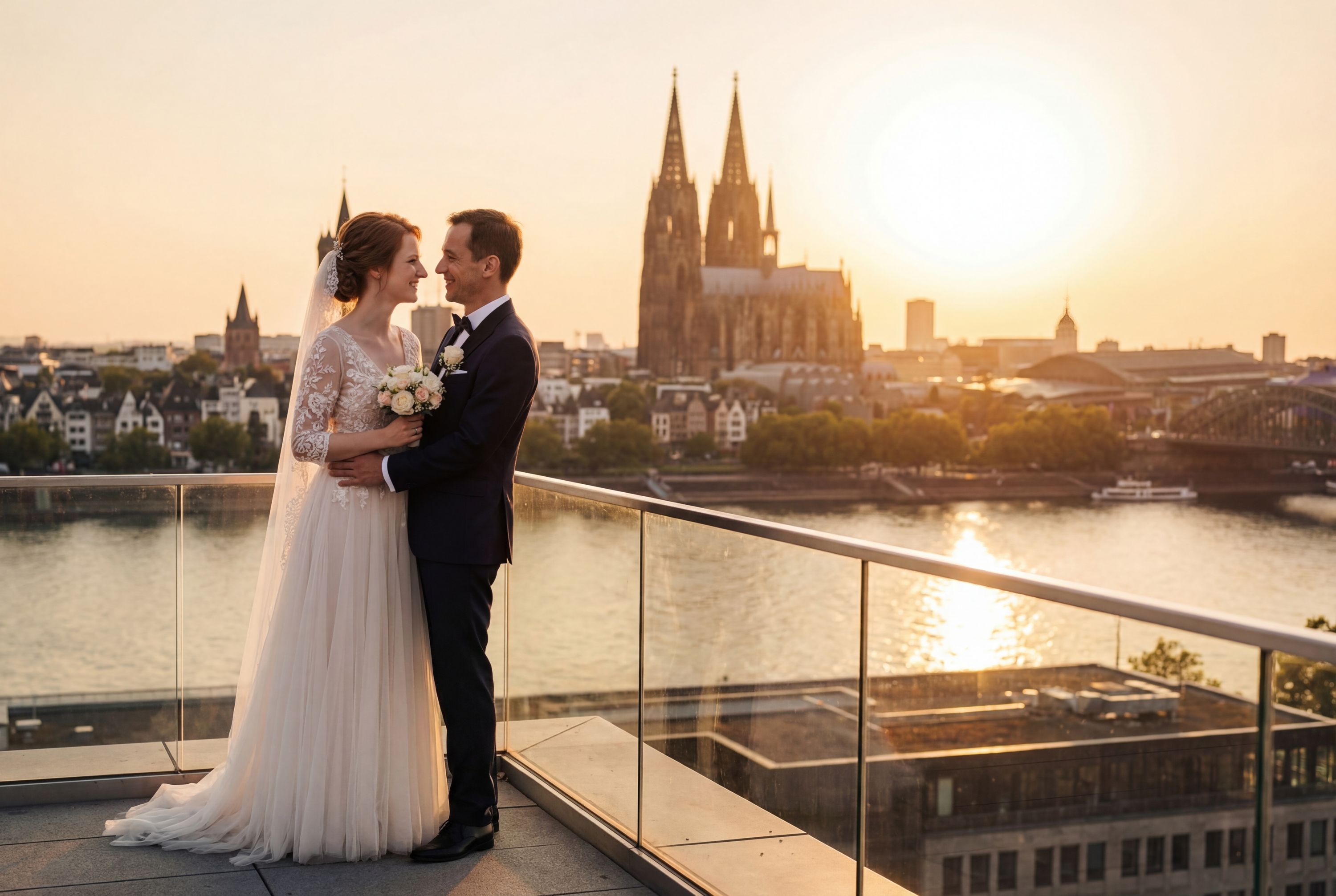 KölnTriangle Panorama Platform wedding photography Cologne 