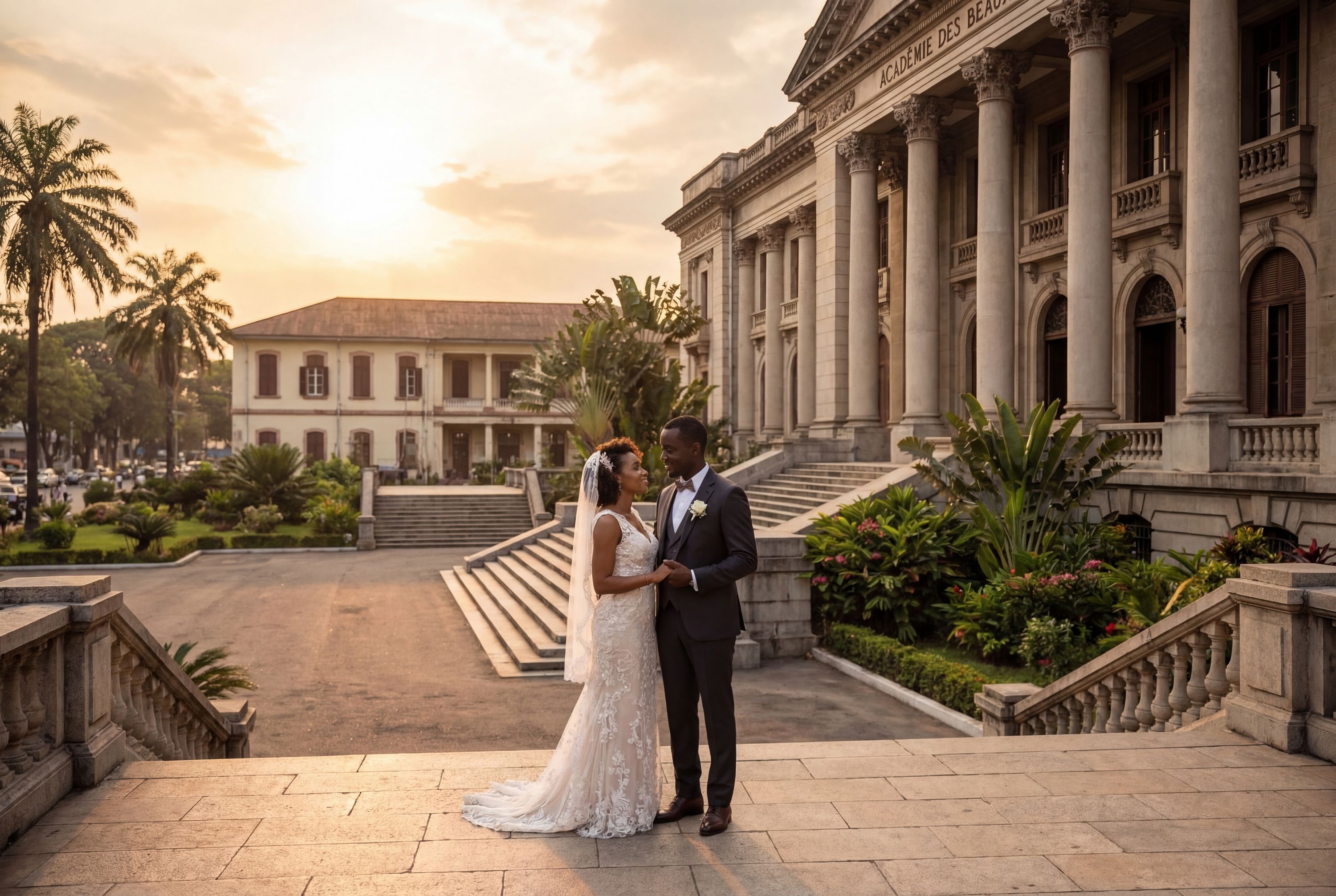 Wedding photography Kinshasa - Académie des Beaux-Arts