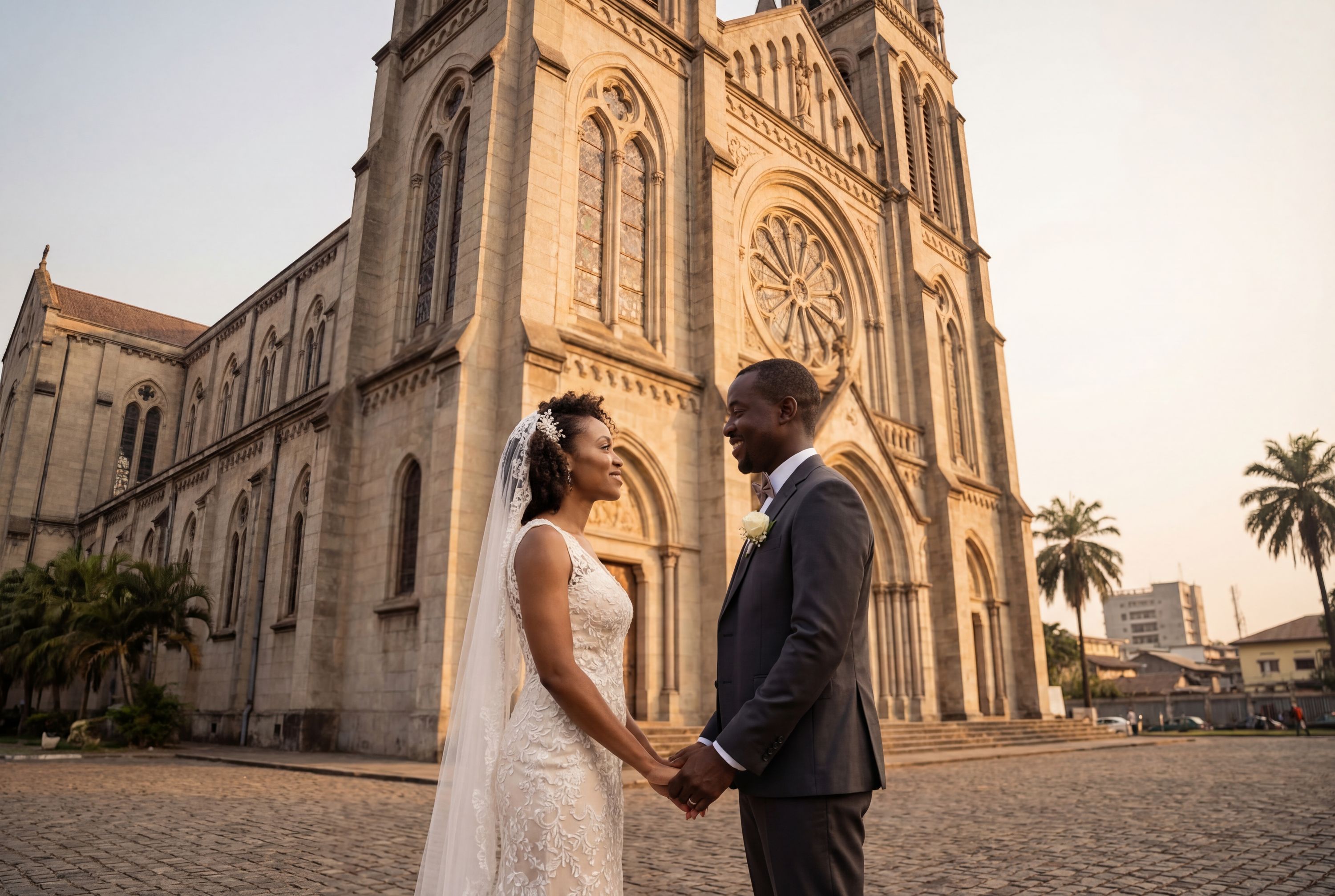 Wedding photography Kinshasa - Cathédrale Notre-Dame du Congo