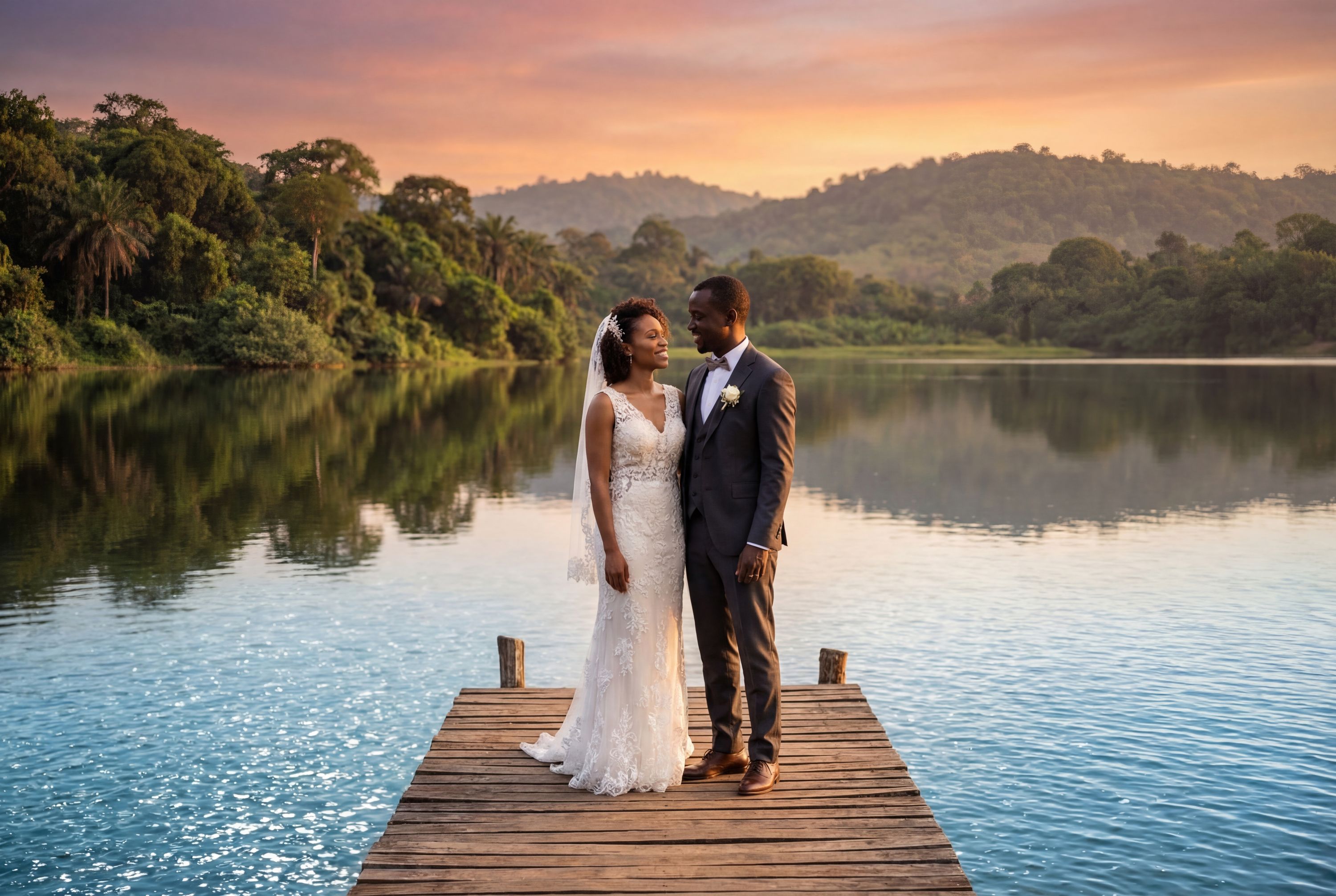Wedding photography Kinshasa - Lac Ma Vallée