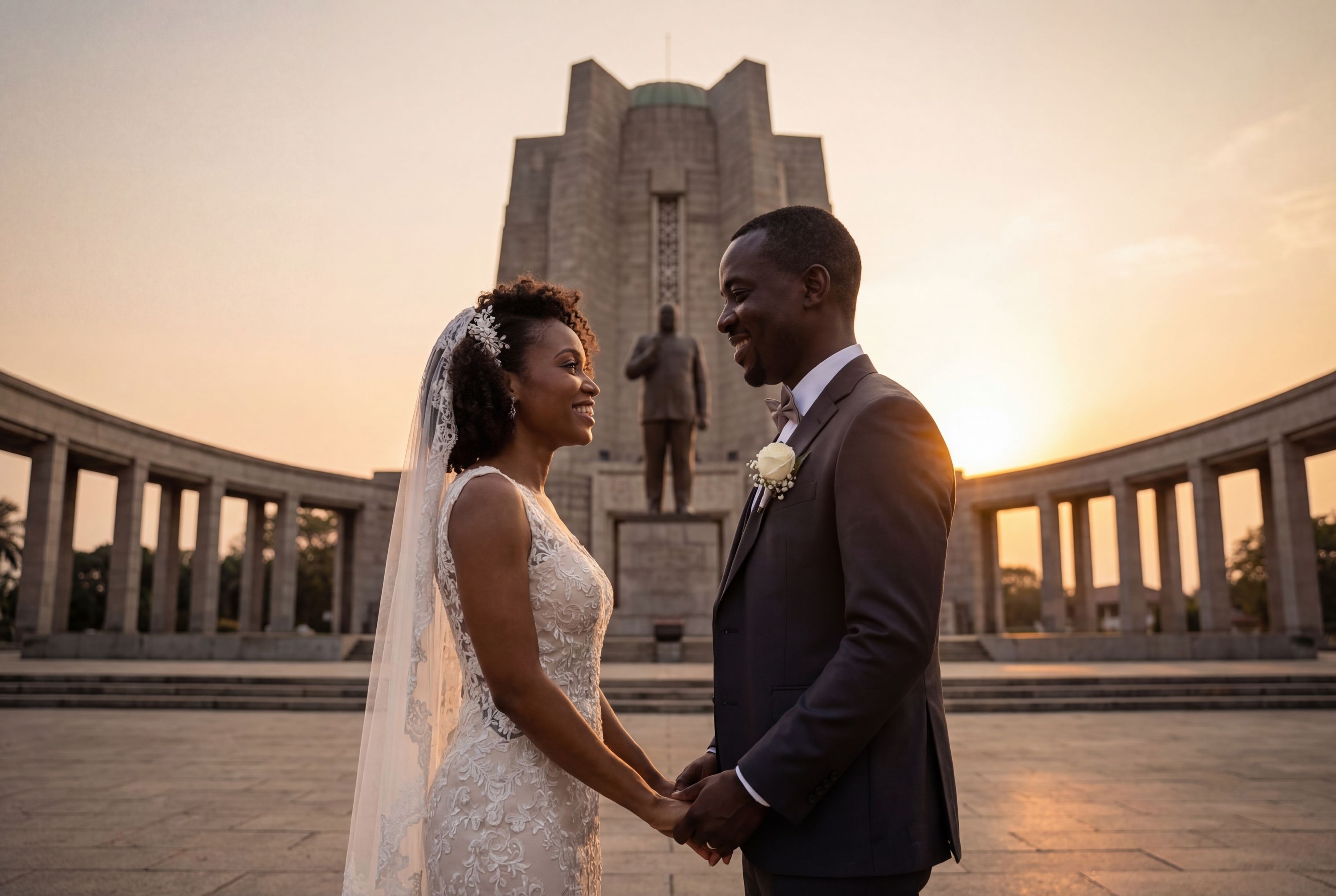 Wedding photography Kinshasa - Mausolée de Laurent Désiré Kabila
