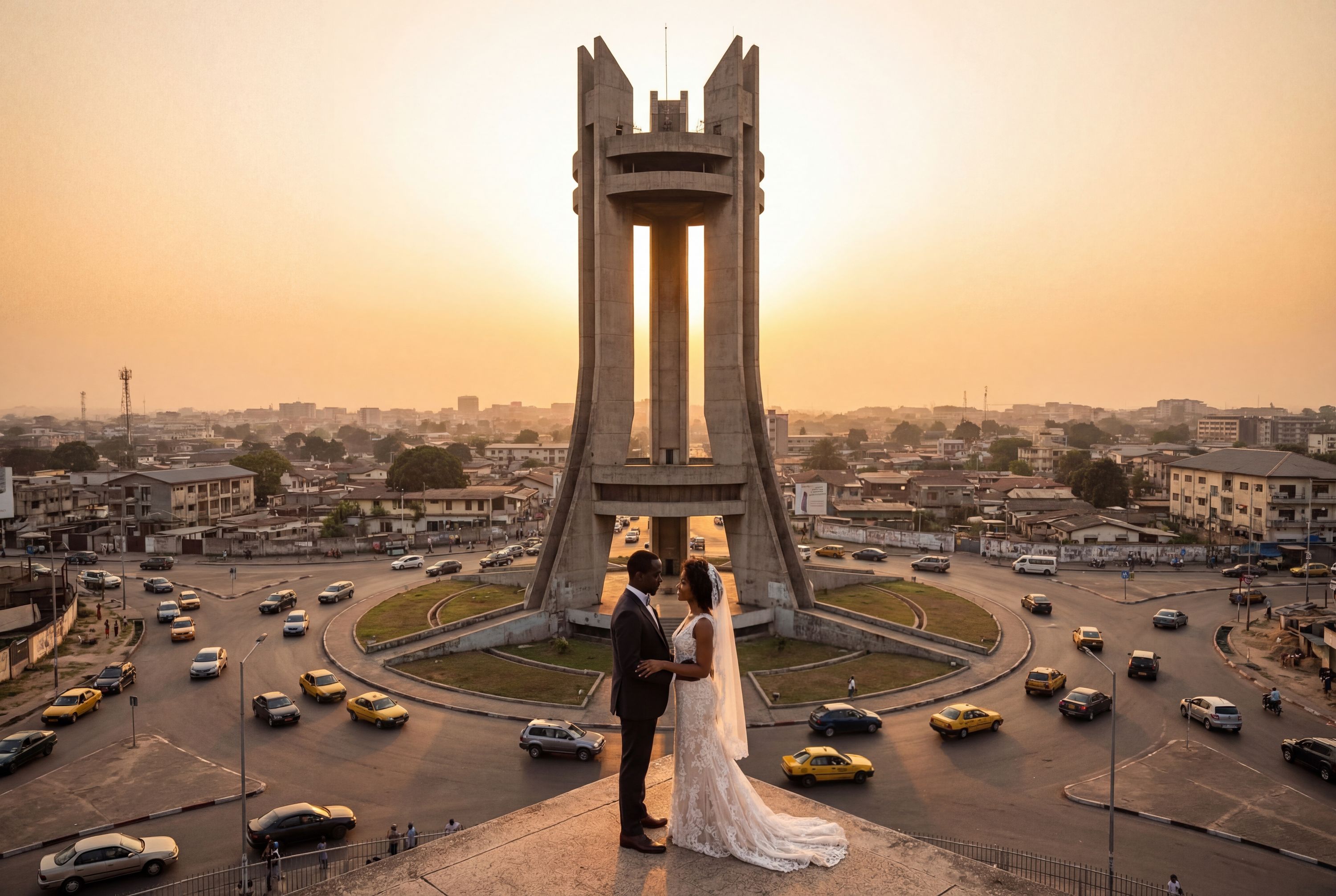 Wedding photography Kinshasa - Tour de l'Échangeur de Limete