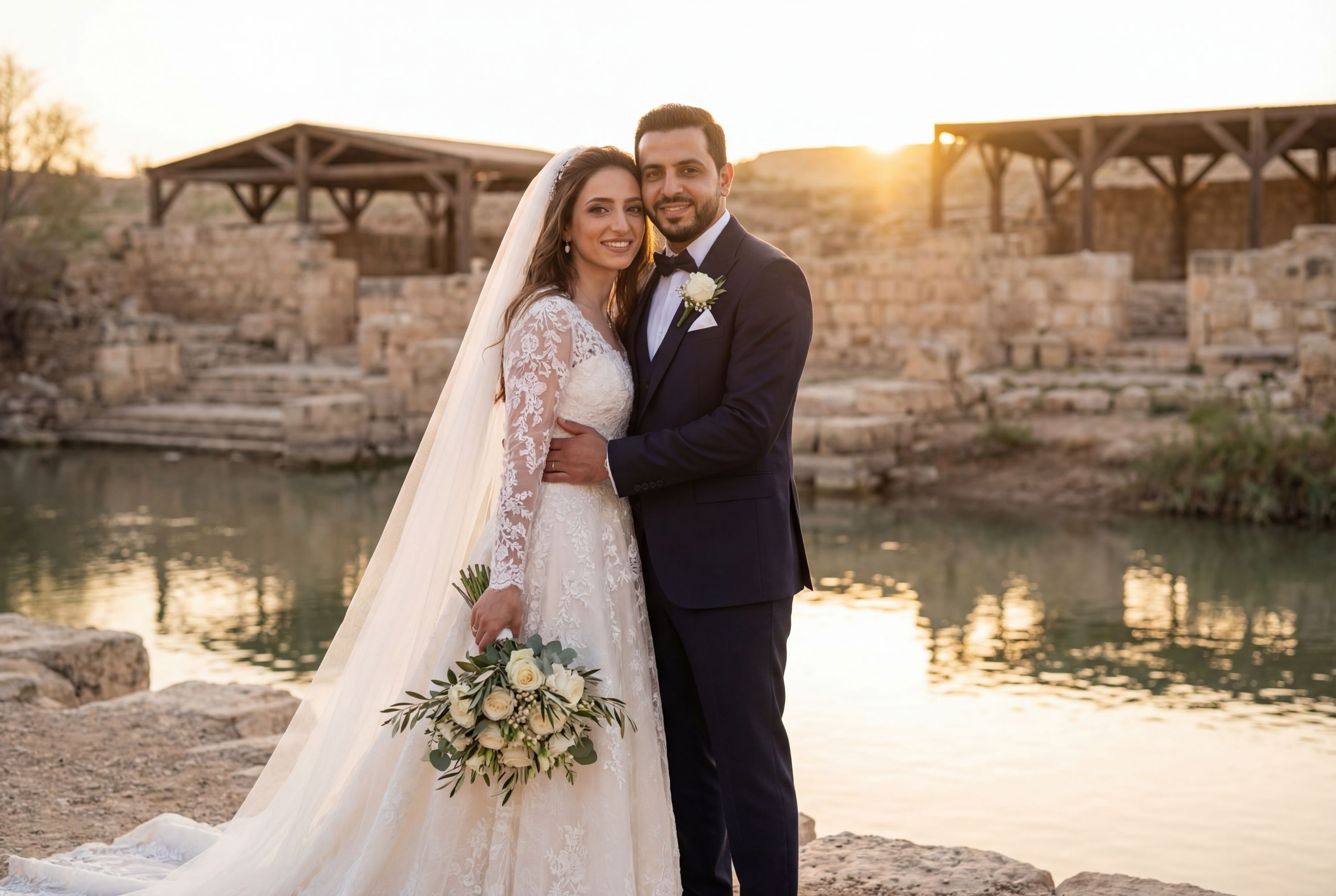 Wedding photography Madaba - Baptism Site of Jesus Christ (Al-Maghtas)
