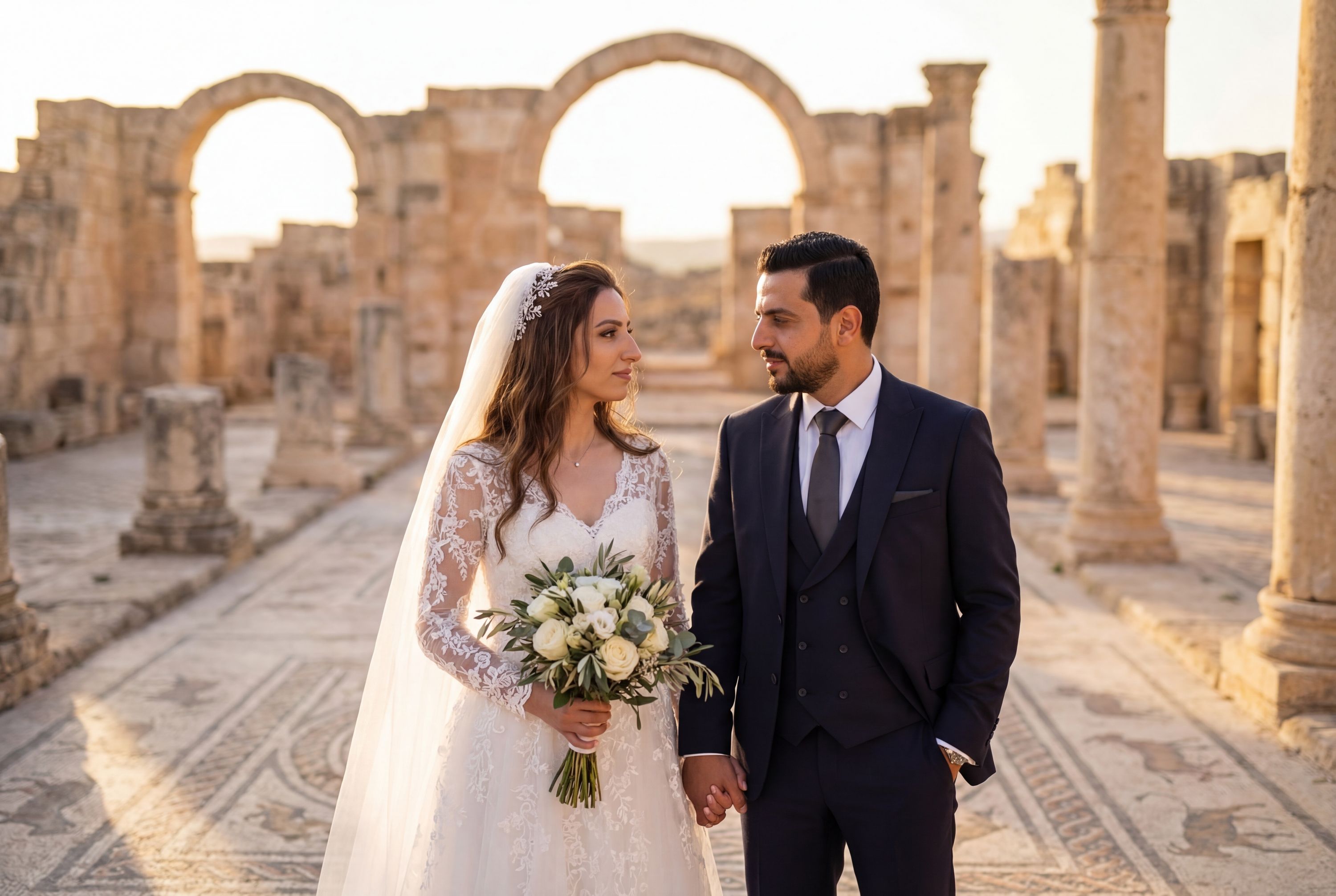 Wedding photography Madaba - Umm ar-Rasas (Kastron Mefaa)