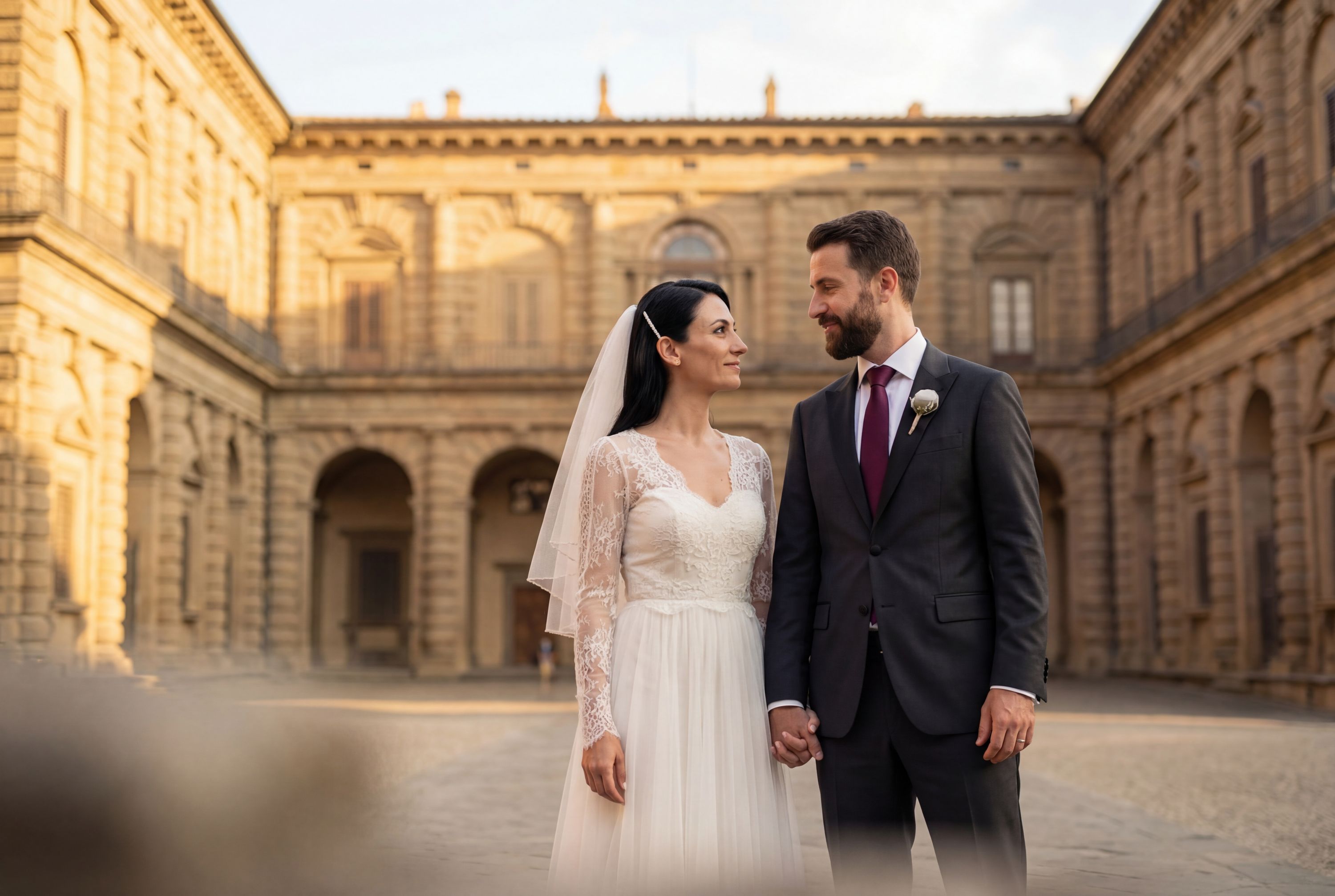 Palazzo Pitti wedding photography Florence 