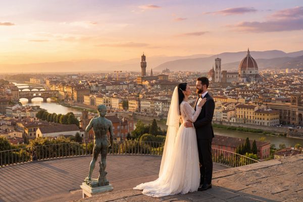 Piazzale Michelangelo wedding photography Piazzale Michelangelo wedding photography Florence