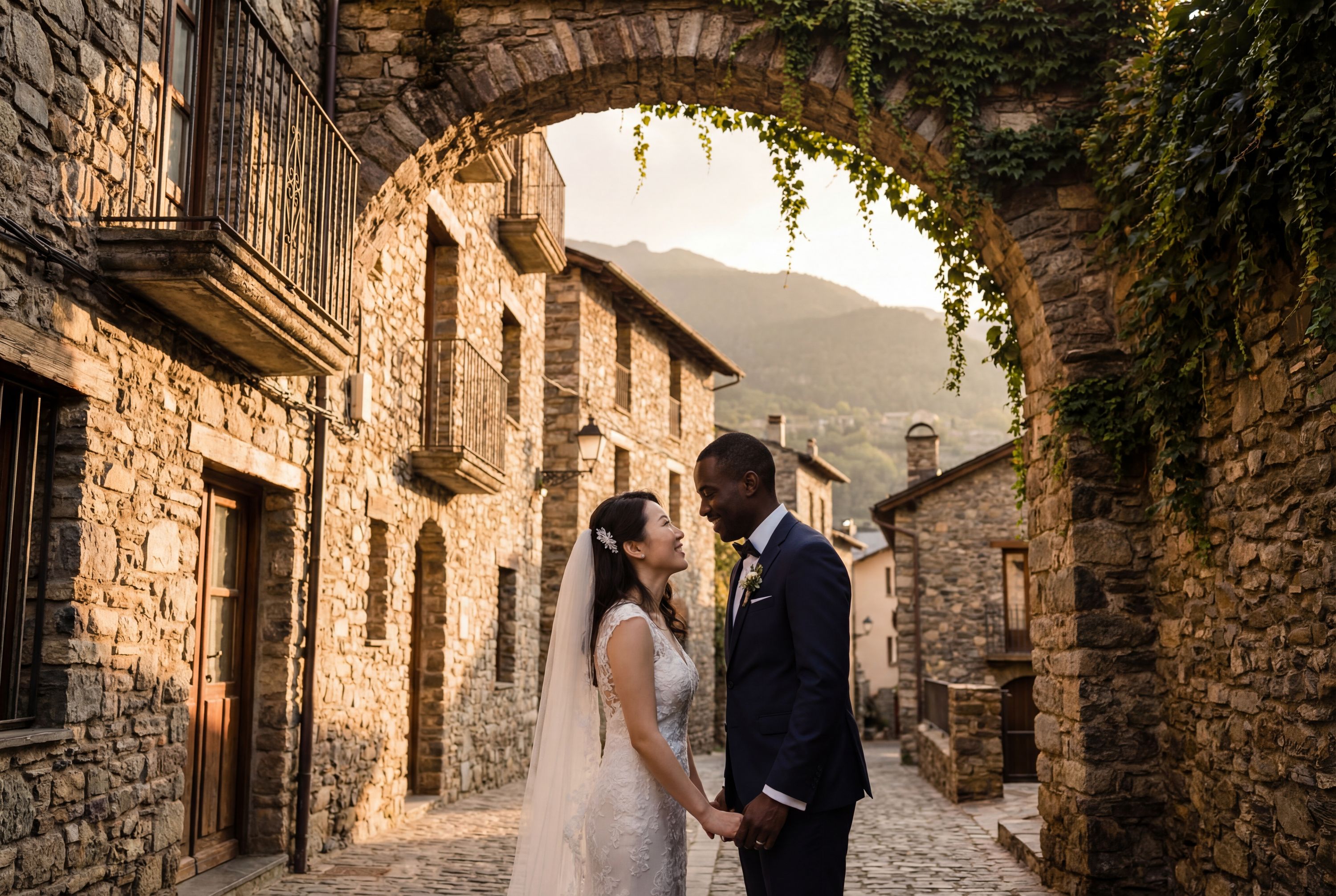 Barri Antic (Old Quarter) wedding photography Andorra la Vella 