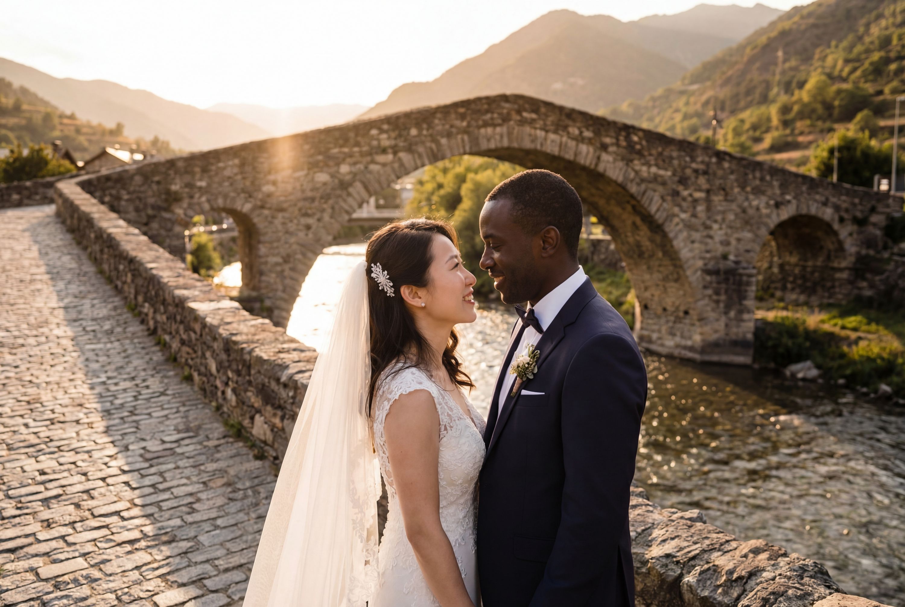 Pont de la Margineda wedding photography Andorra la Vella 