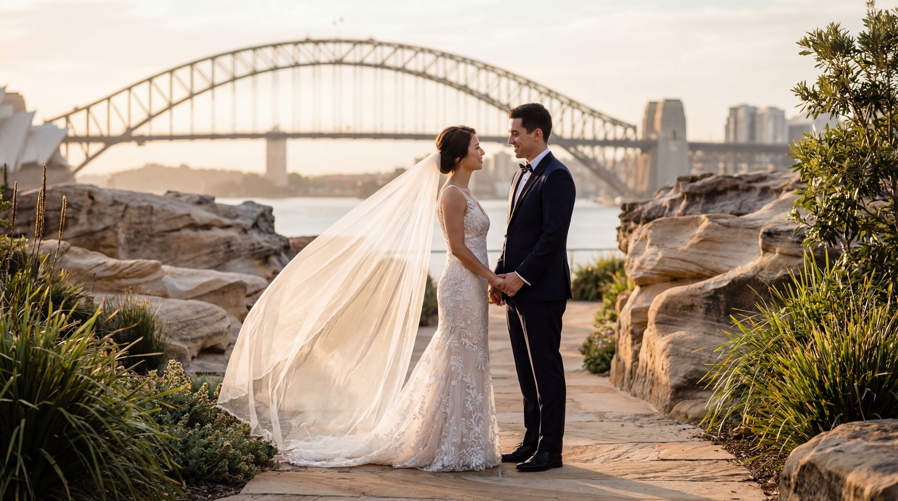 Barangaroo Reserve wedding photography Sydney 