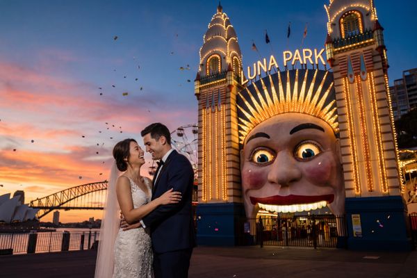 Luna Park Sydney wedding photography Luna Park Sydney wedding photography Sydney