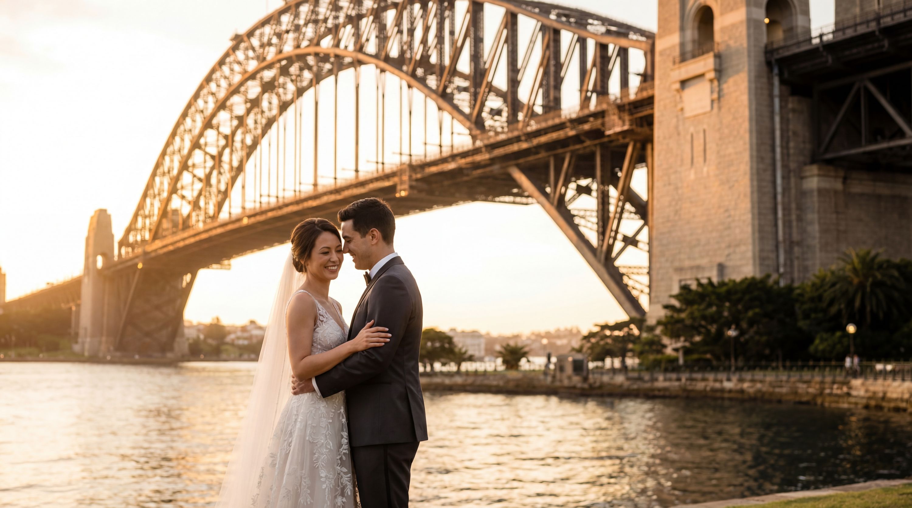 Sydney Harbour Bridge (Vantage Points) wedding photography Sydney 