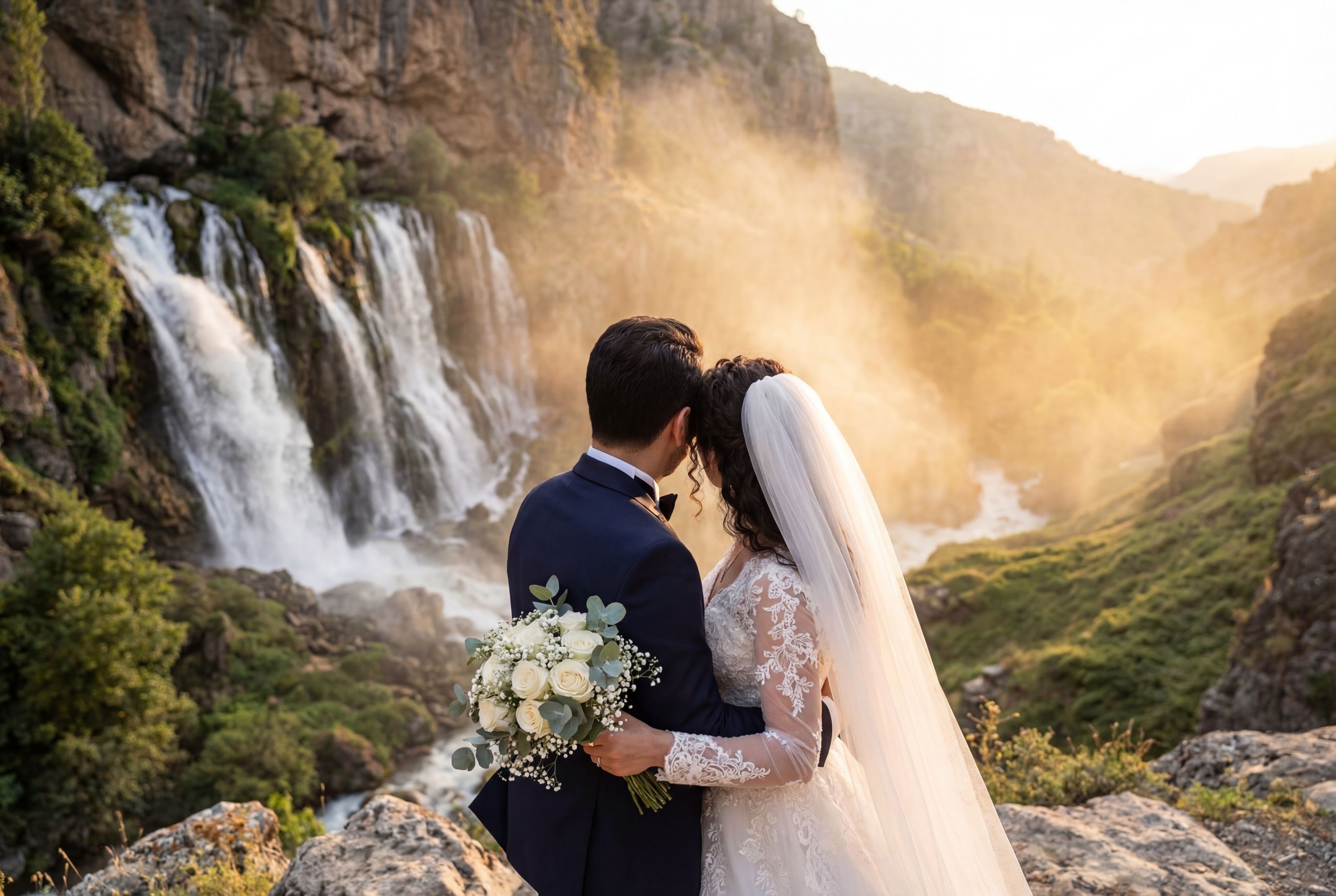 Wedding photography Kayseri - Kapuzbaşı Waterfalls (Kapuzbaşı Şelaleleri)