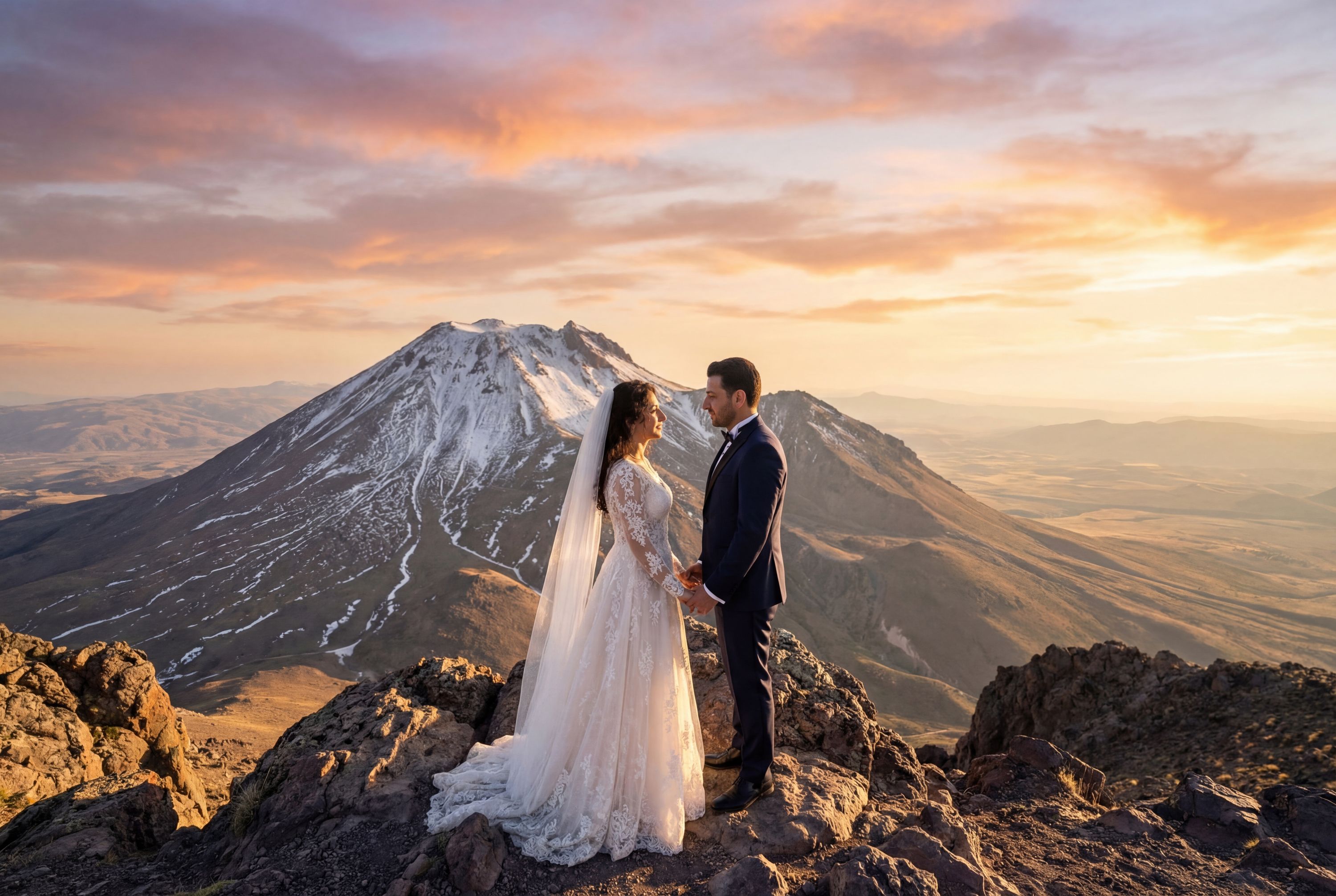 Wedding photography Kayseri - Mount Erciyes (Erciyes Dağı)