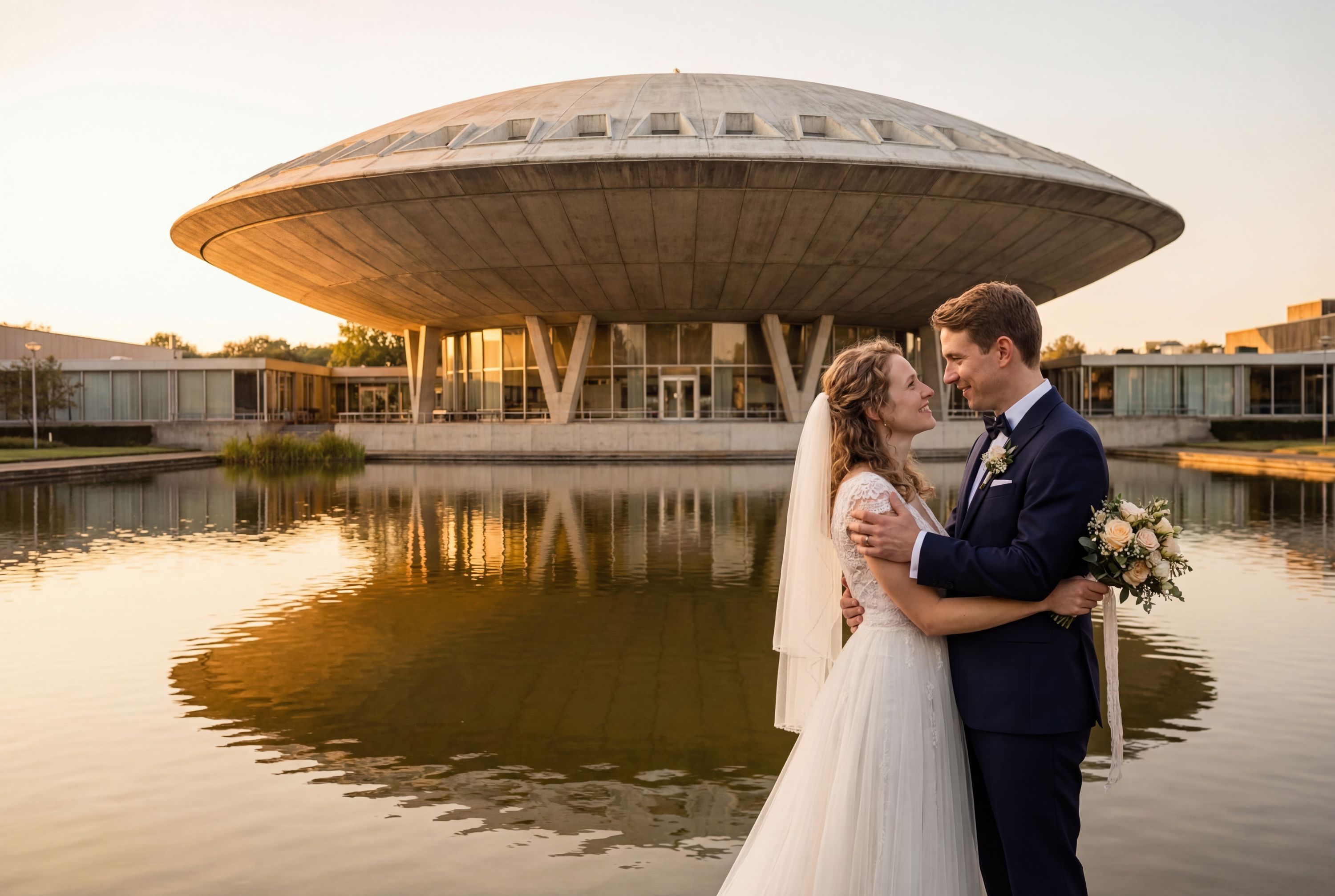 Evoluon wedding photography Eindhoven Netherlands