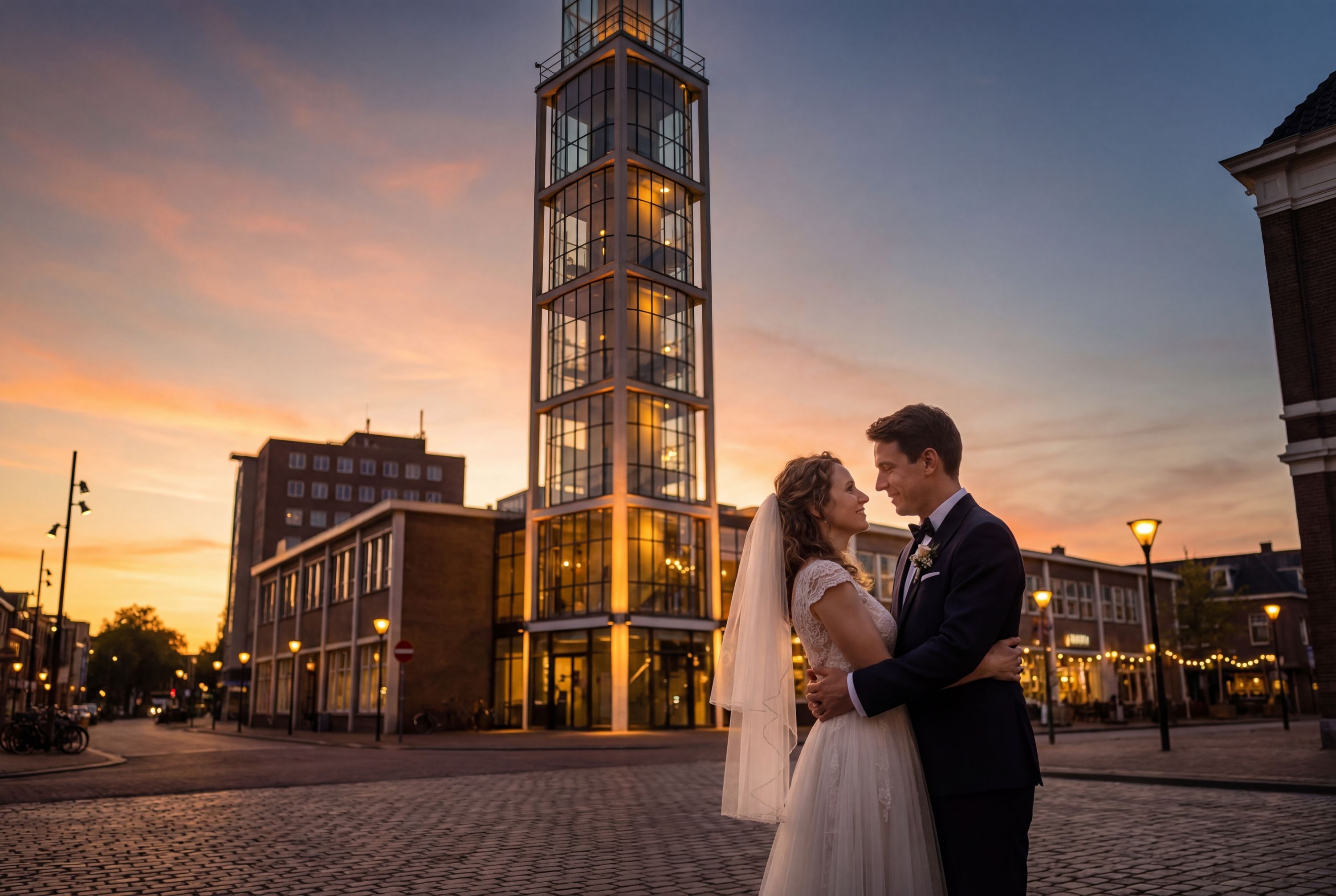 Lichttoren (Light Tower) wedding photography Eindhoven Netherlands