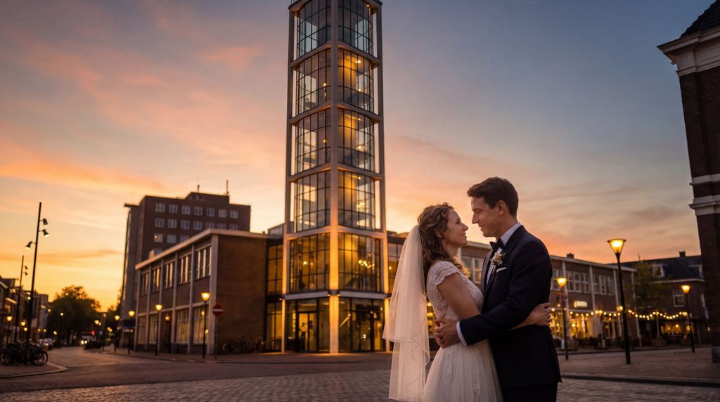 Lichttoren (Light Tower) wedding photography, Eindhoven, Netherlands Lichttoren (Light Tower) wedding photography, Eindhoven, Netherlands