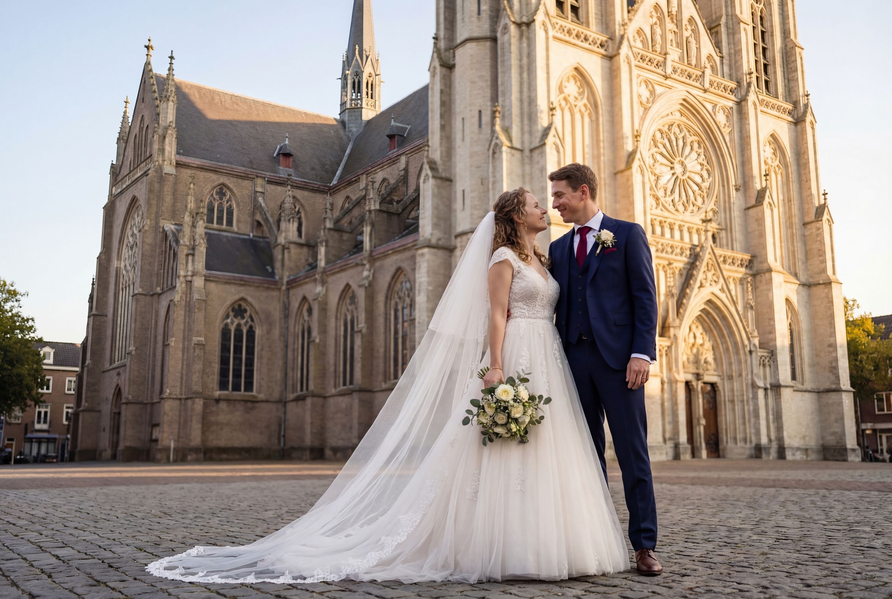 St. Catherine's Church (Catharinakerk) wedding photography Eindhoven Netherlands