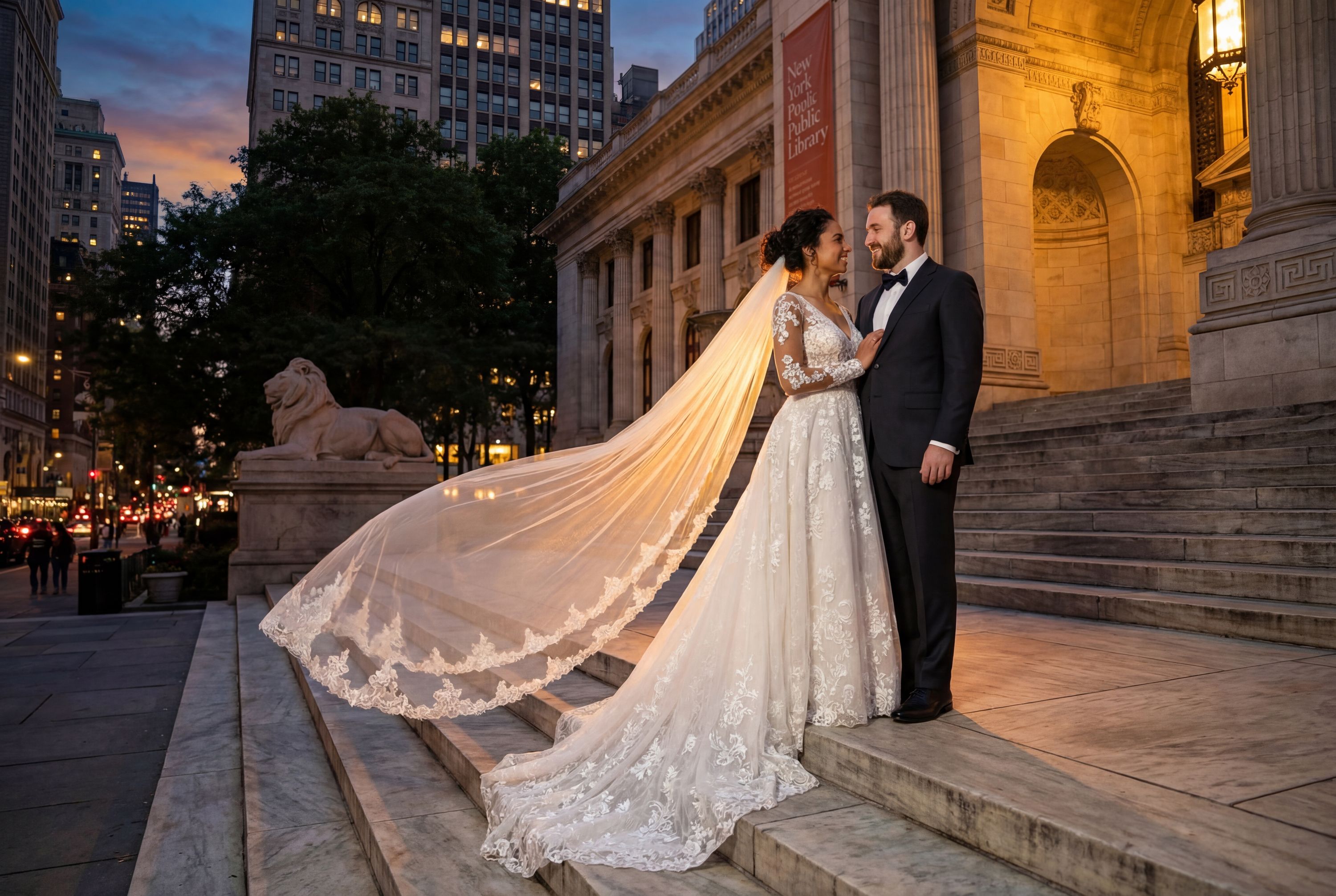 Wedding photography Herat - New York Public Library