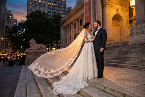 Wedding photography Maun - New York Public Library