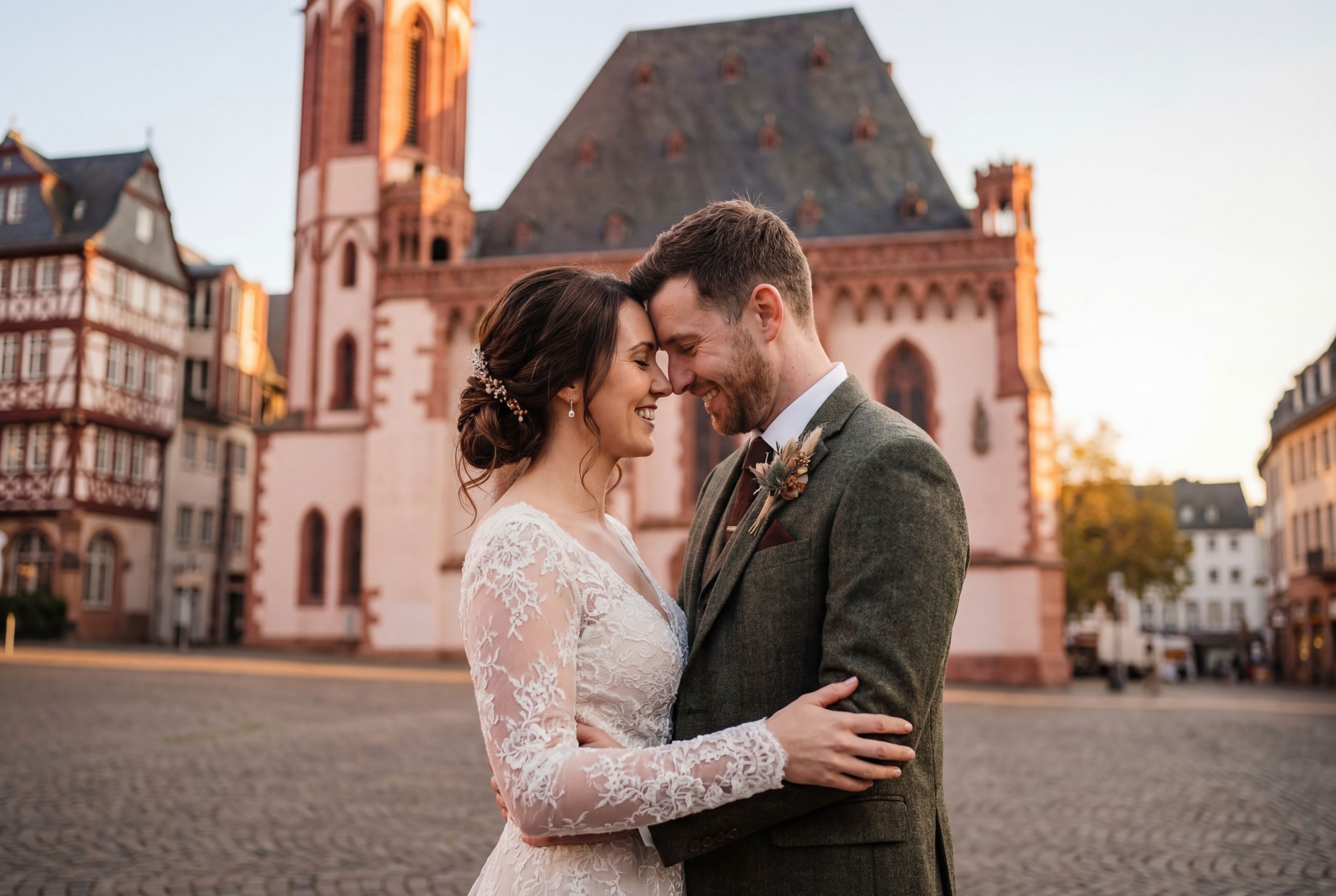 Frankfurt Cathedral (Dom St. Bartholomäus) wedding photography Frankfurt 