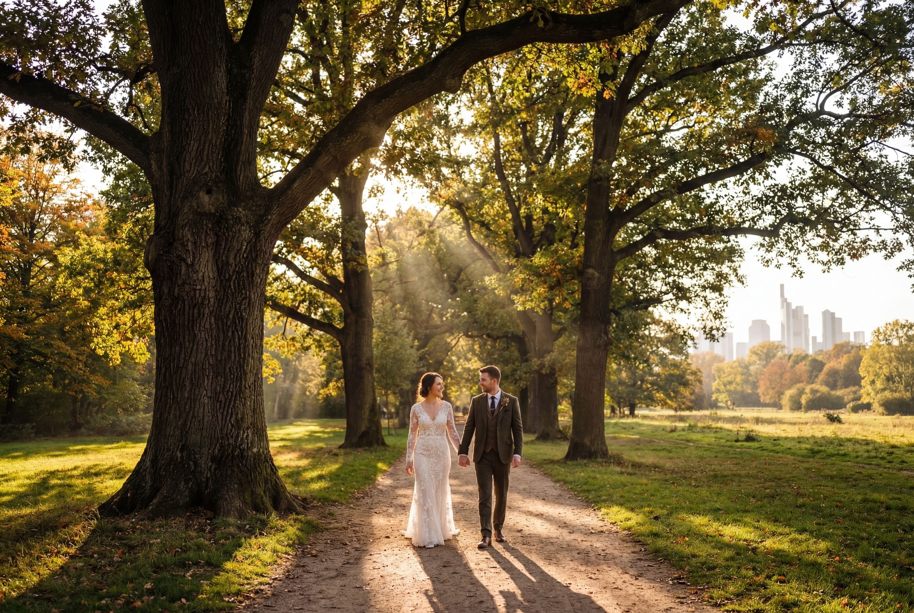 Grüneburgpark wedding photography Frankfurt 