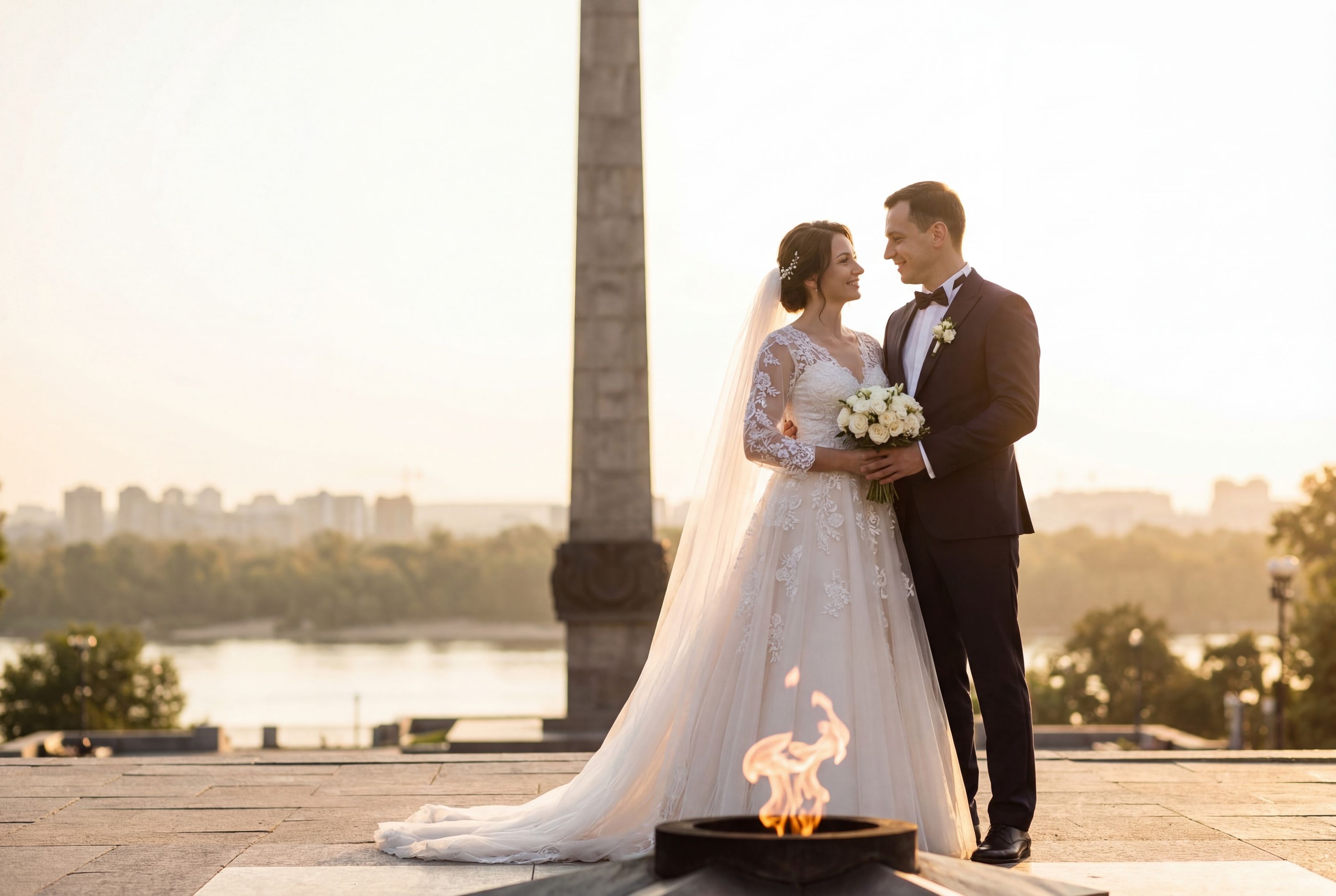 Wedding photography Kyiv - Park of Eternal Glory