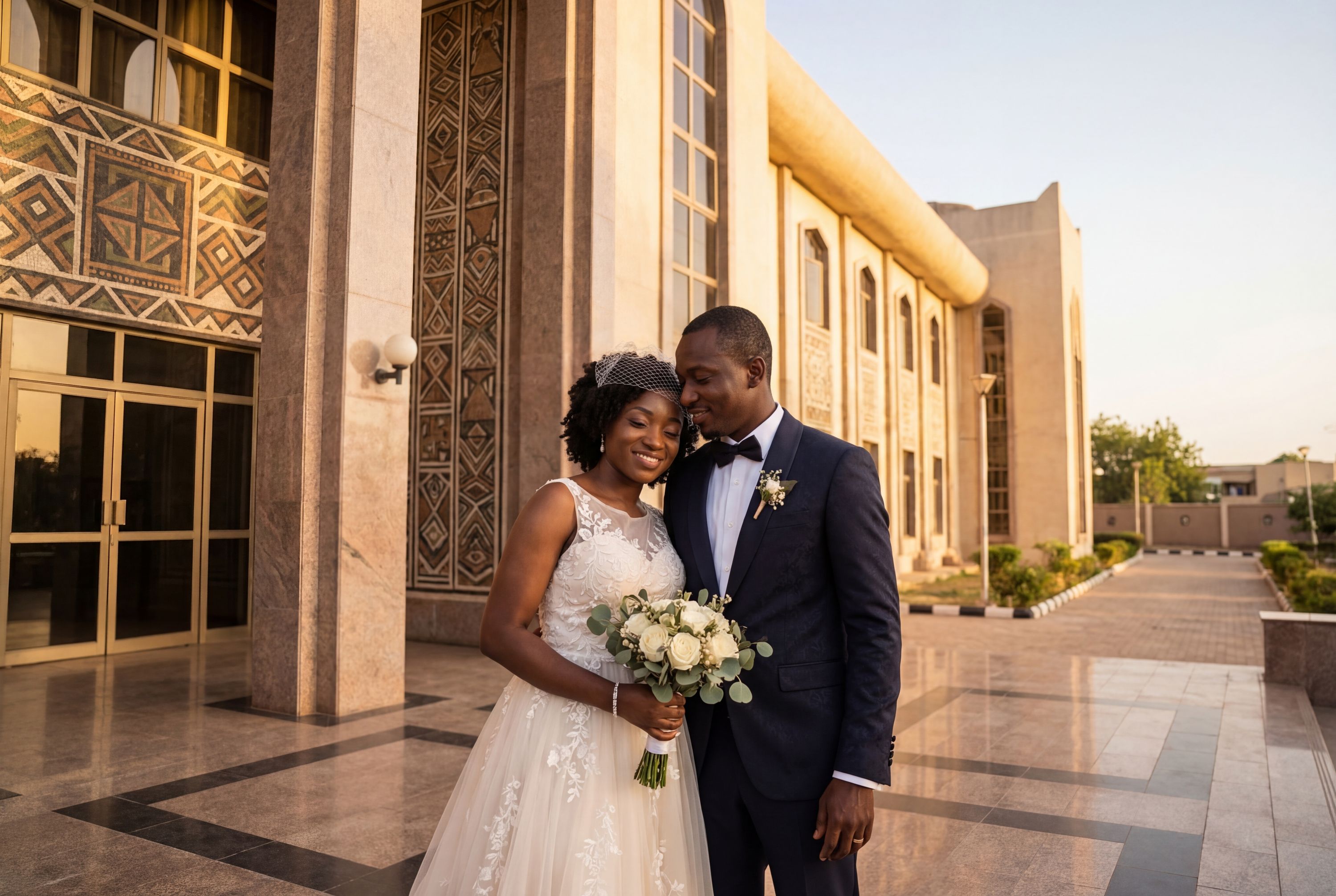 Wedding photography Kano - Kano State Library (Exterior)