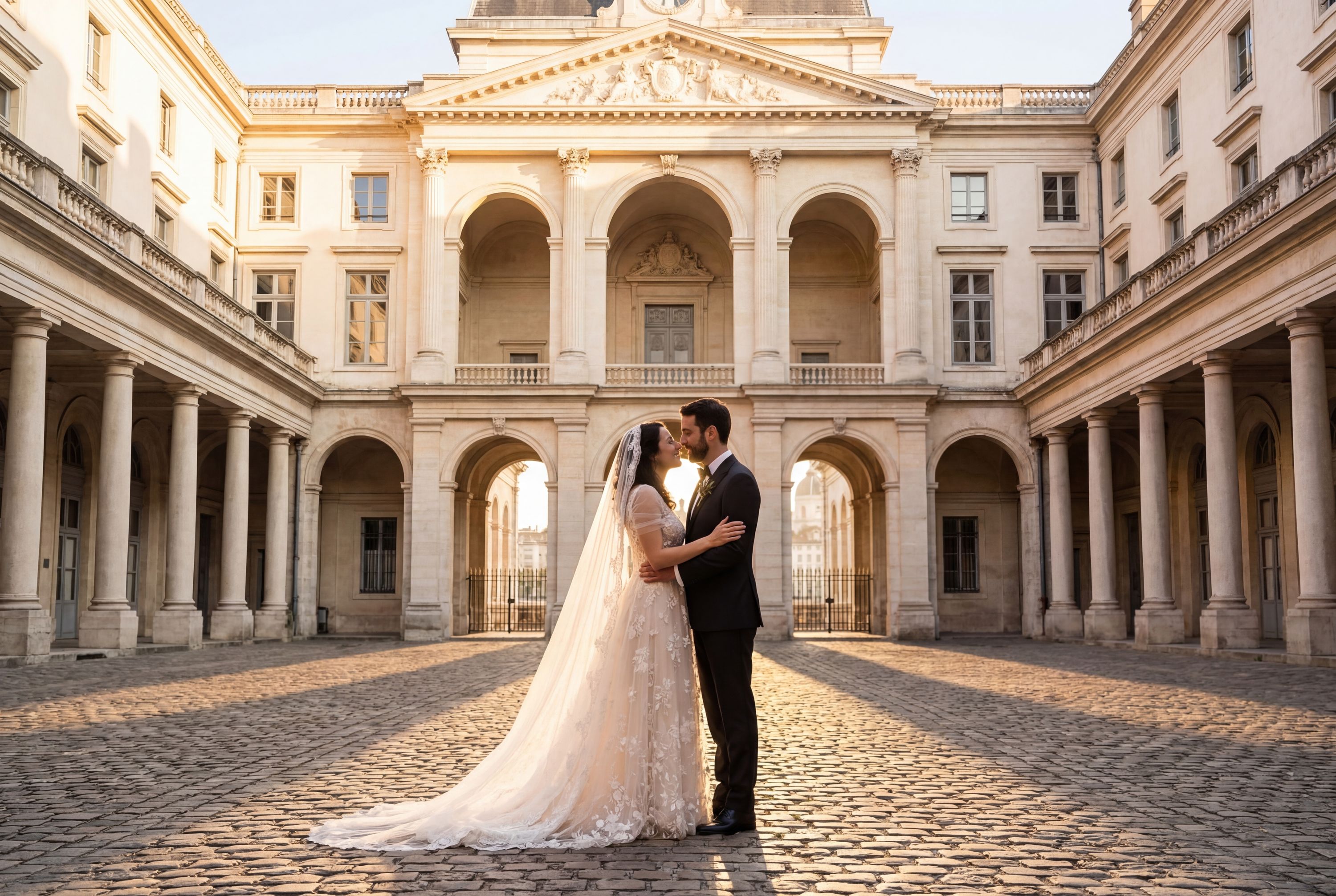 Wedding photography Lyon - Hôtel-Dieu de Lyon
