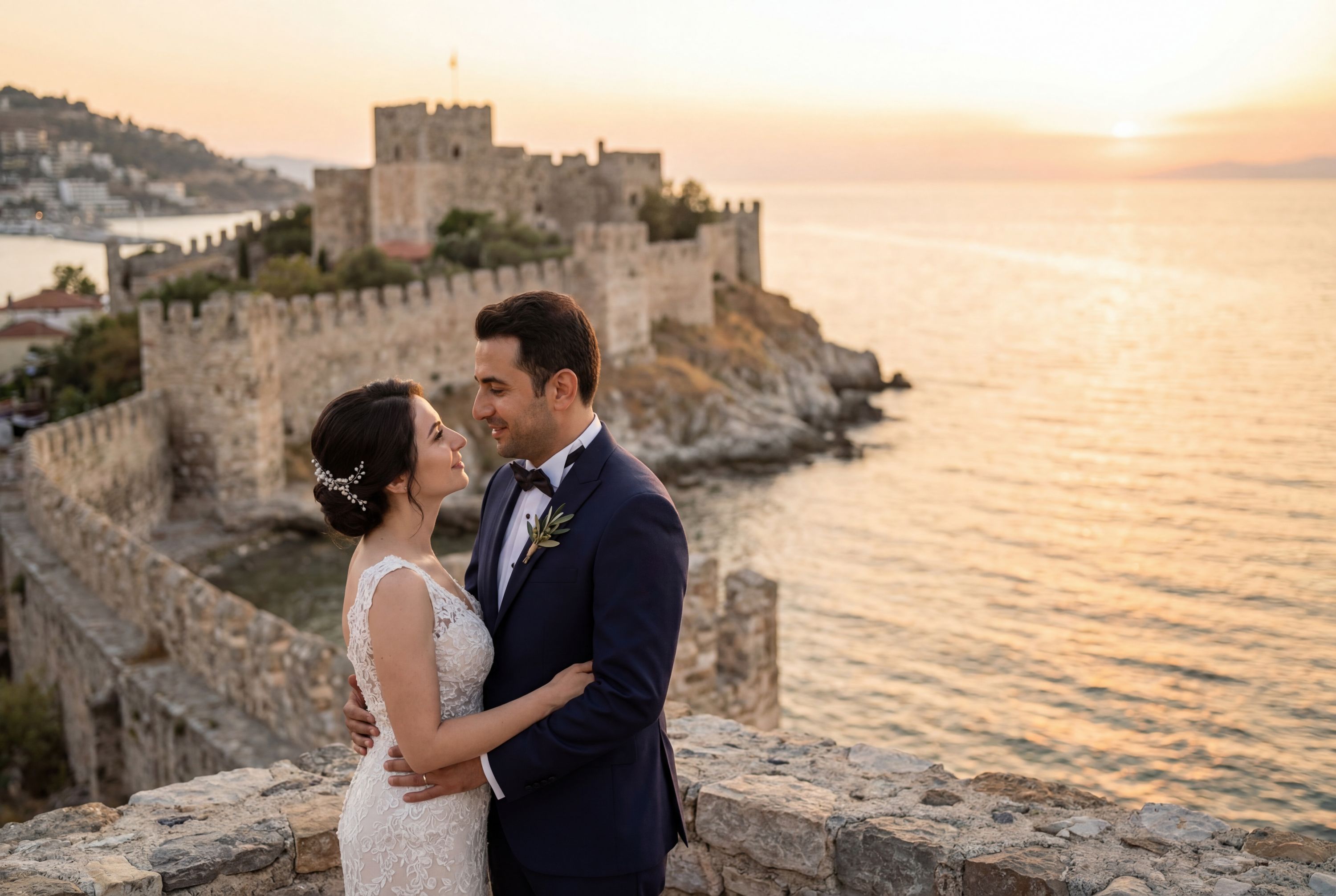Pigeon Island (Güvercinada) wedding photography Aydın 