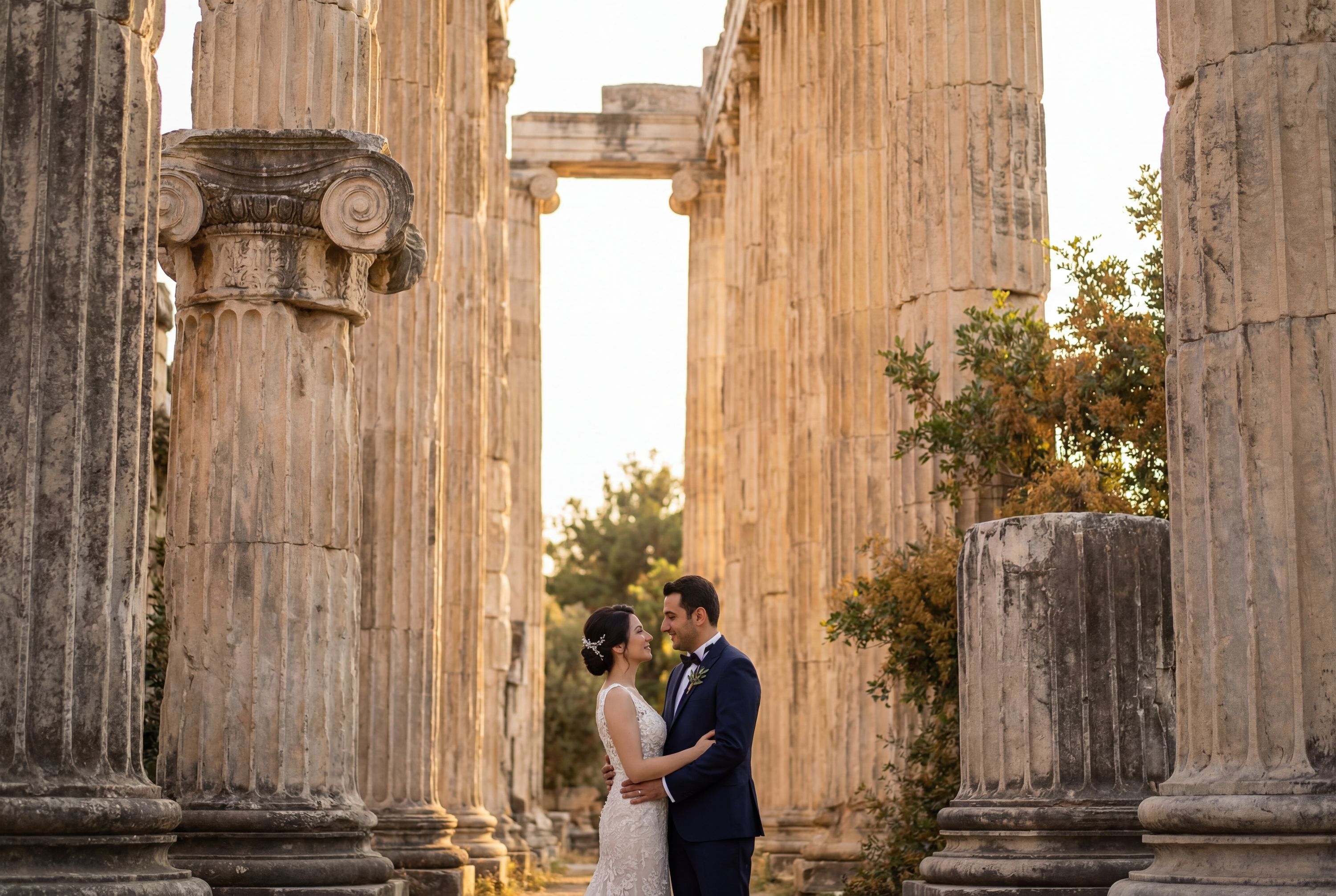 Temple of Apollo, Didyma wedding photography Aydın 
