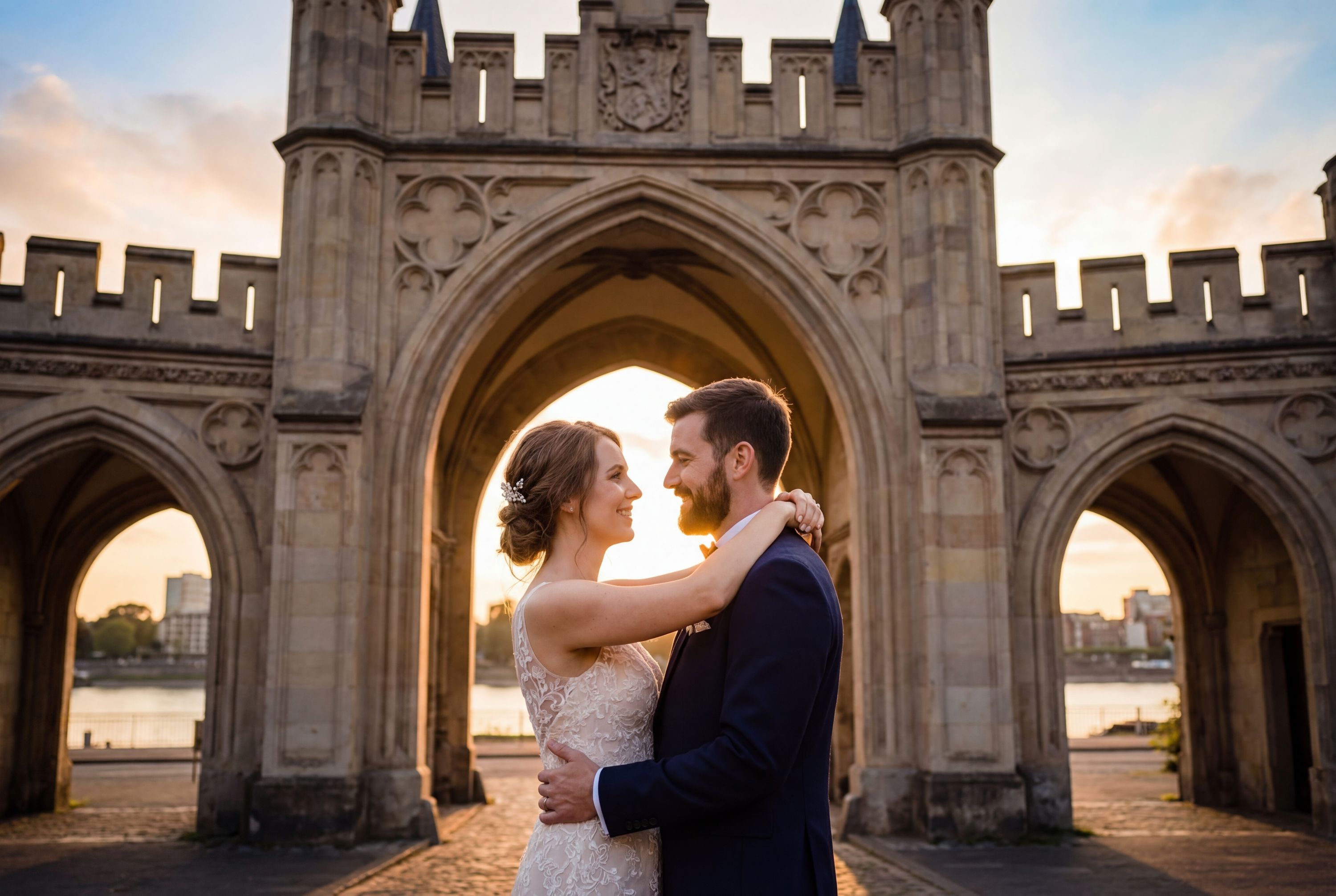 Stadttor (City Gate) wedding photography Düsseldorf 
