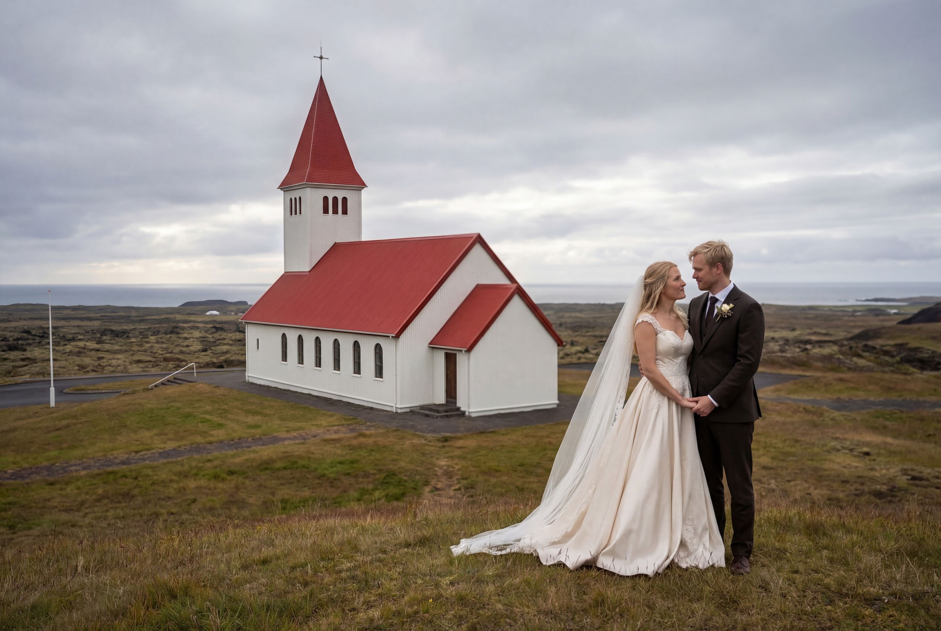 Wedding photography Keflavík - Keflavíkurkirkja (Keflavík Church)