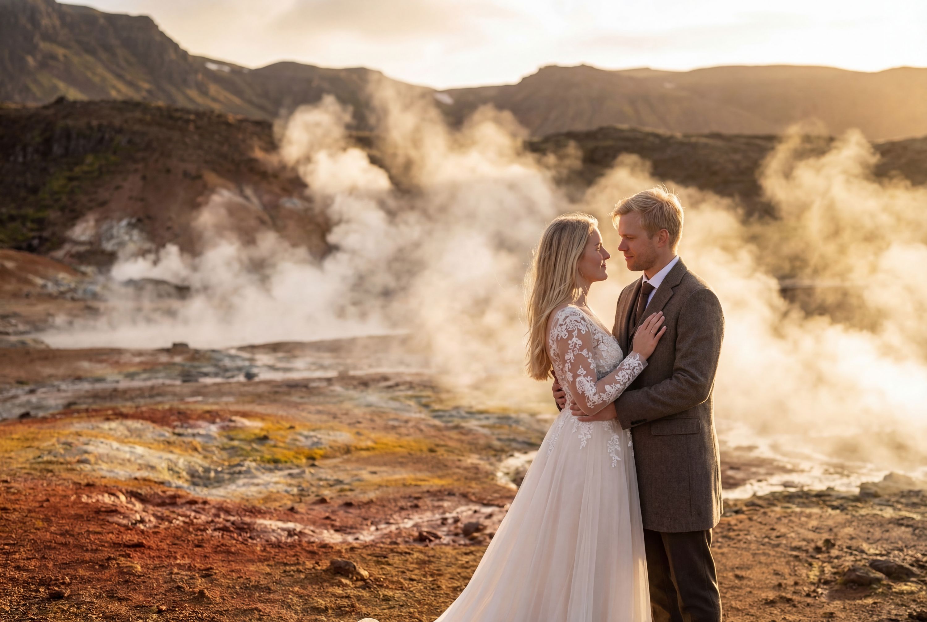 Wedding photography Keflavík - Seltún Geothermal Area (Krýsuvík)