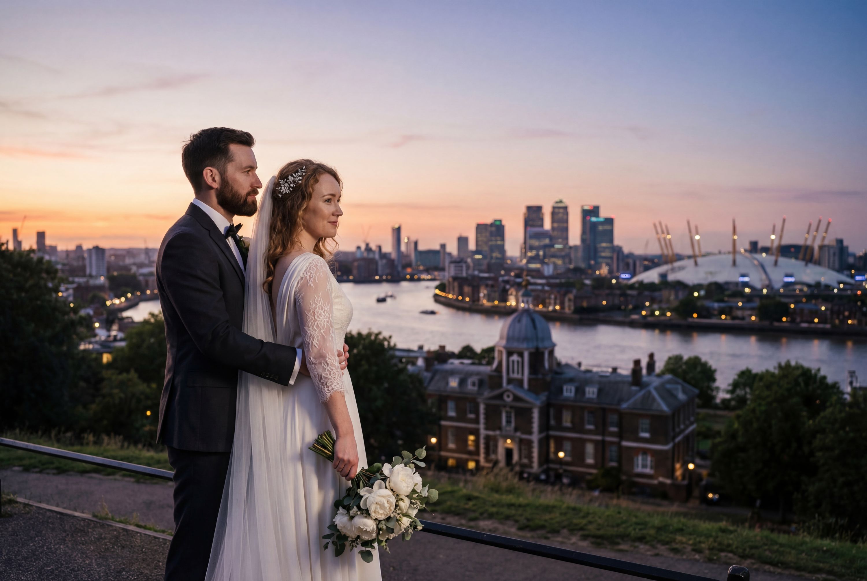 Greenwich Park & Royal Observatory wedding photography London 