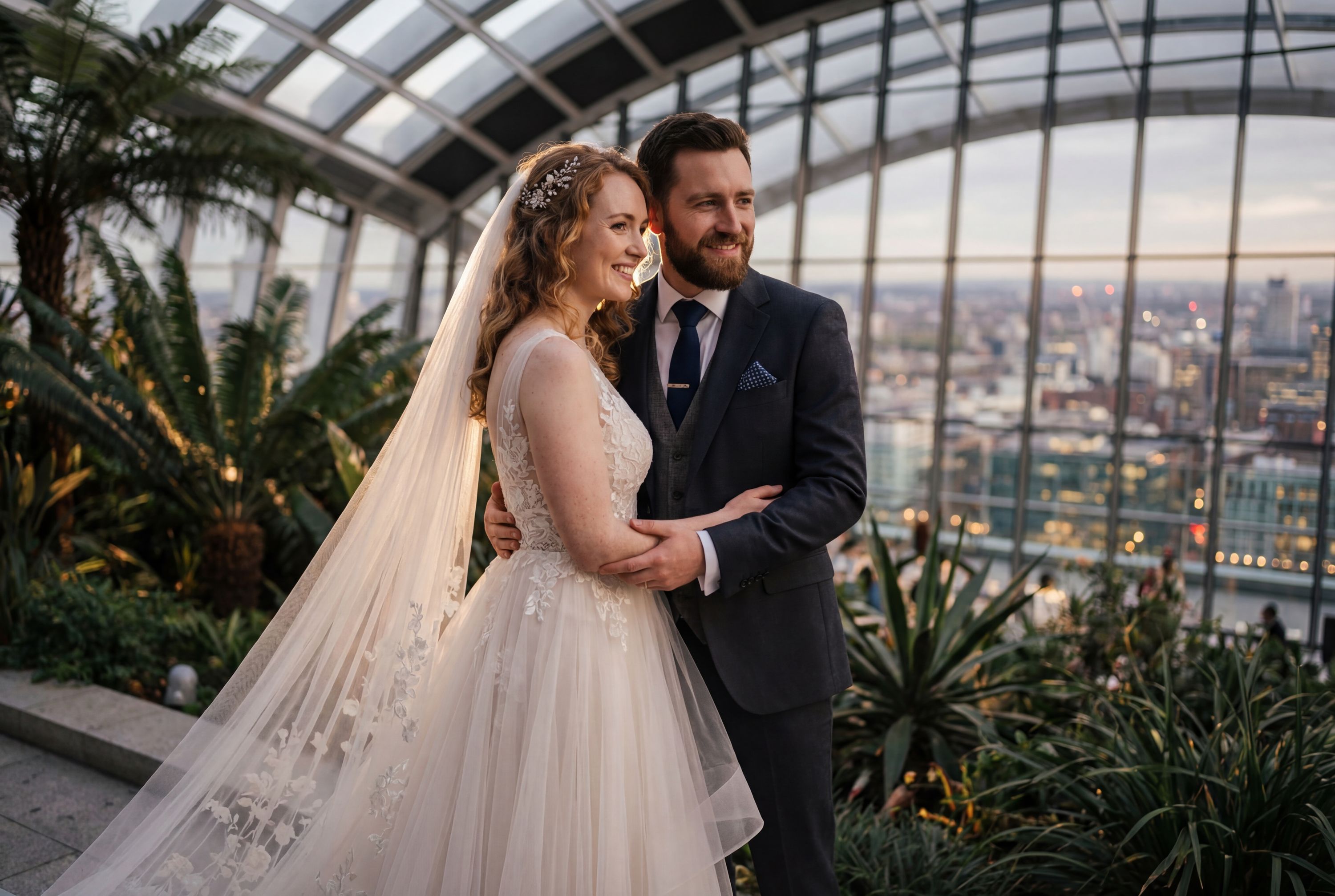 Sky Garden wedding photography London 